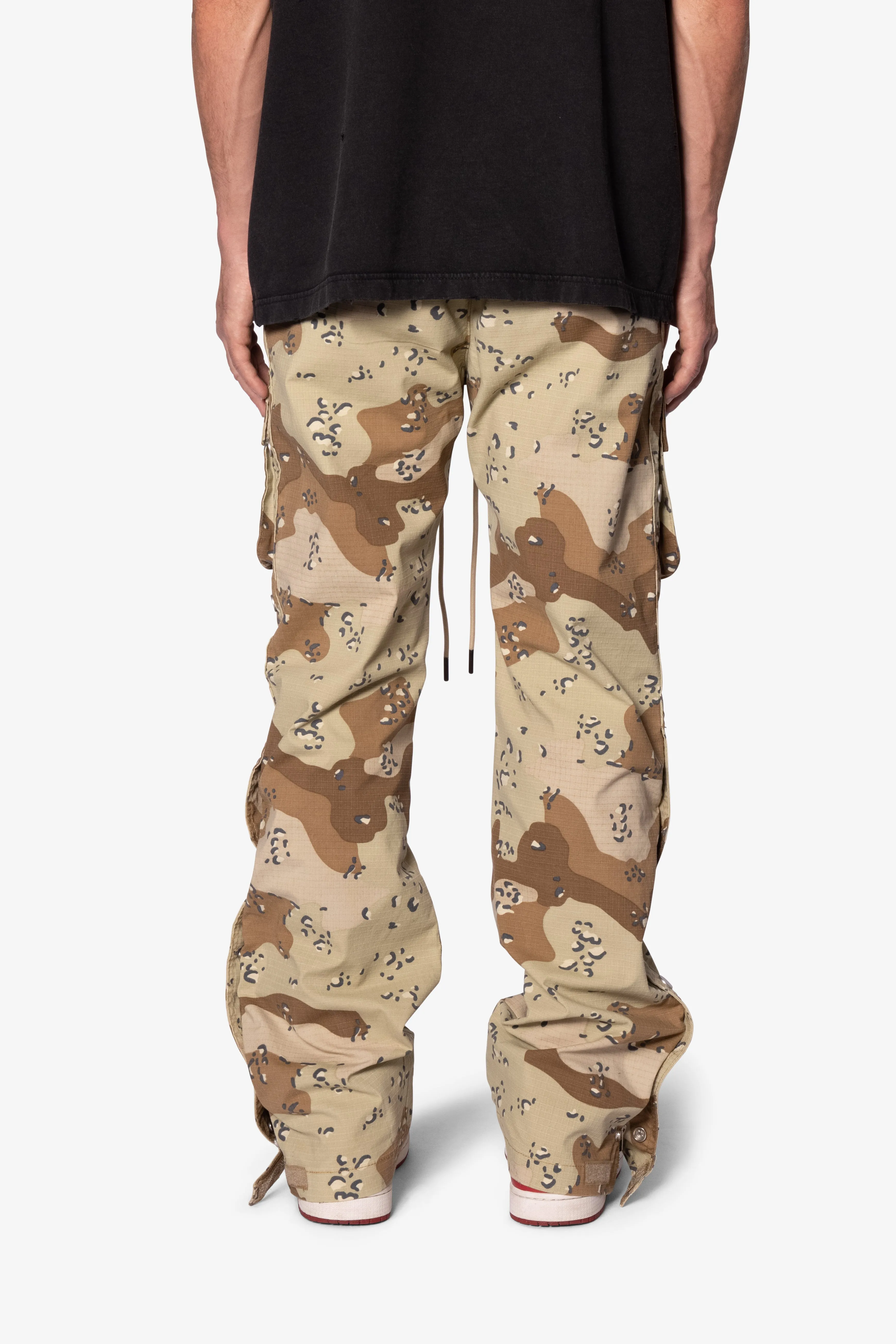 Snap Front Cargo Pants - Desert Camo sold by MNML product image thumbnail 5