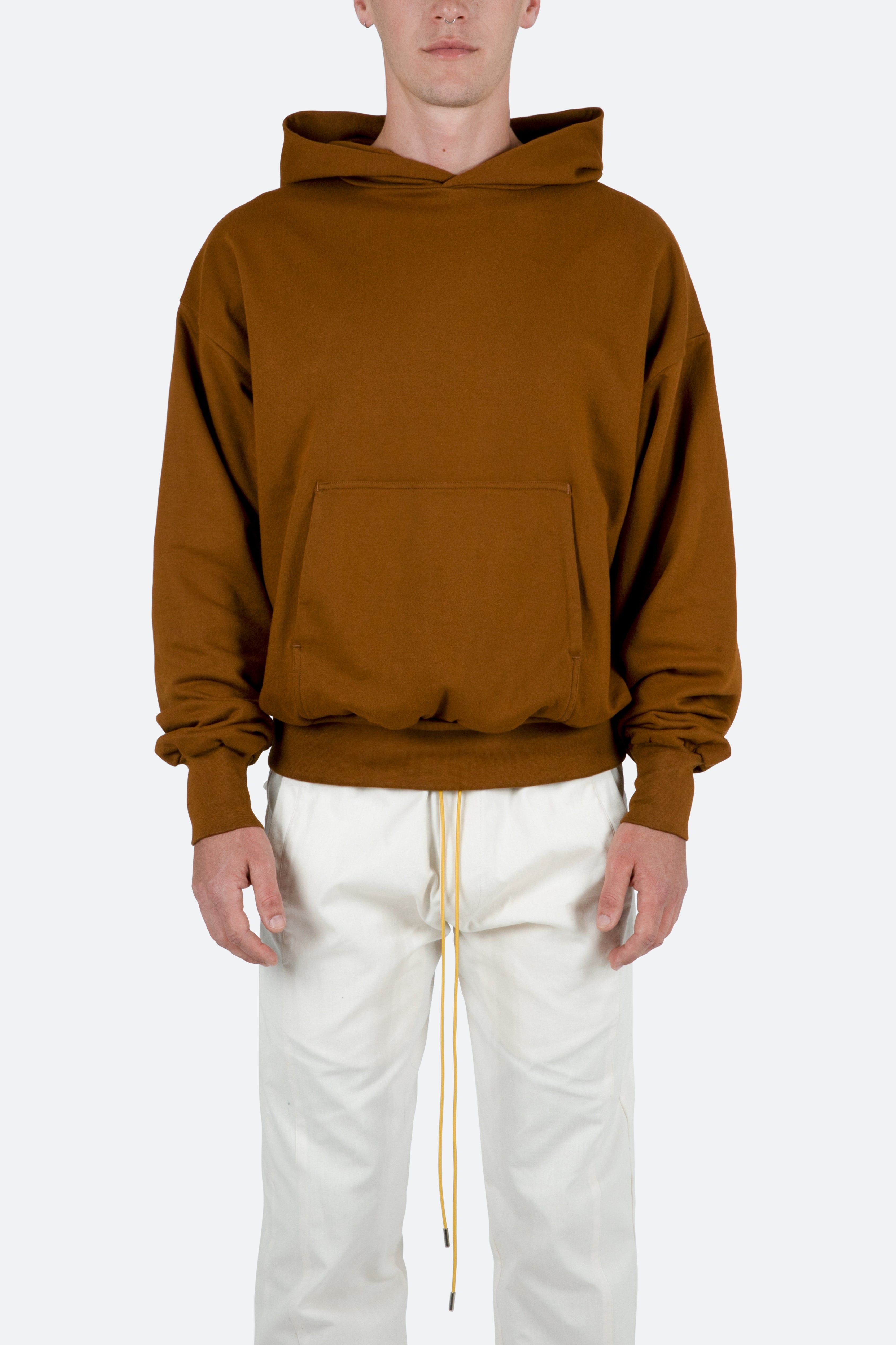 Double Layer Hoodie - Brown sold by MNML product image thumbnail 2