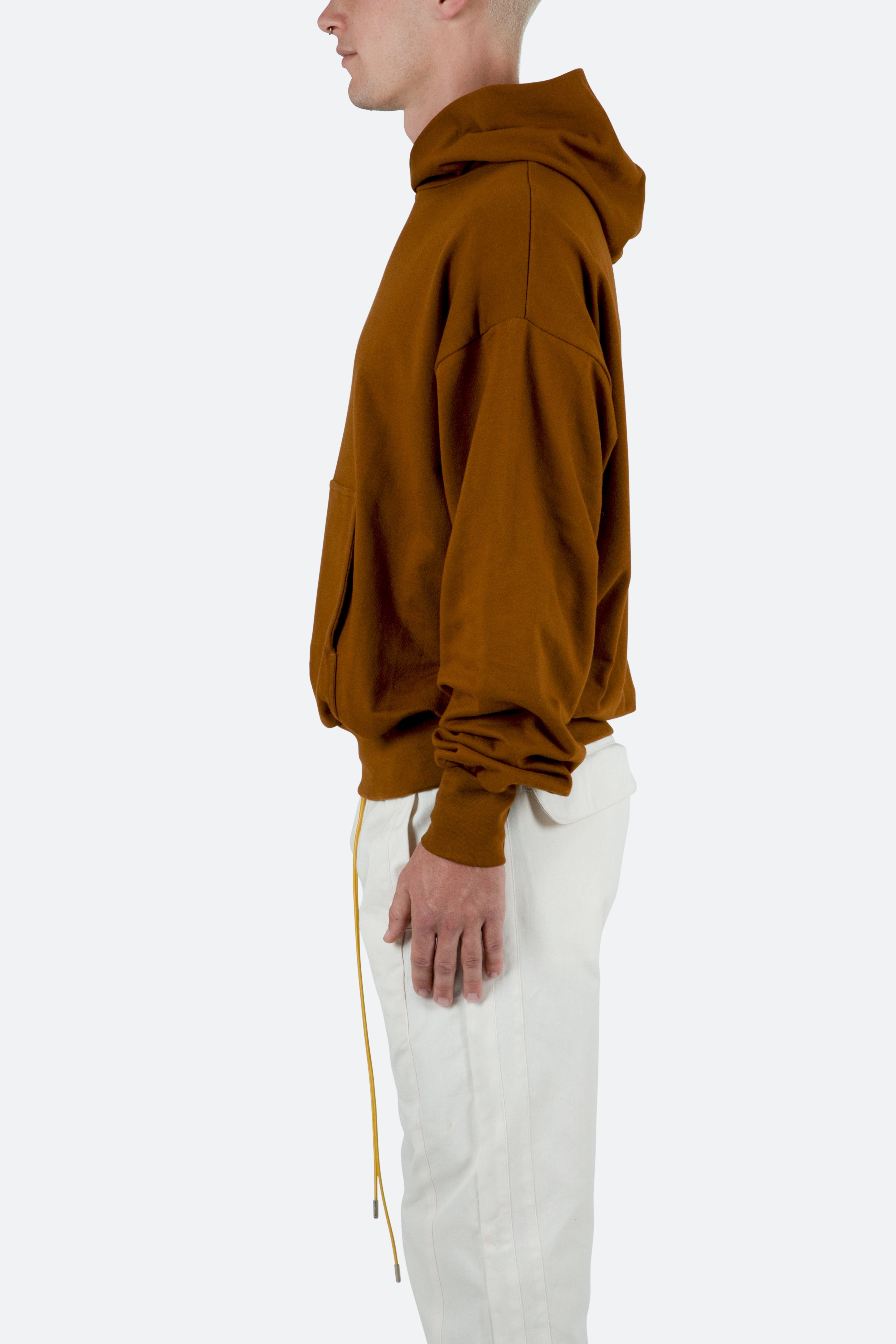 Double Layer Hoodie - Brown sold by MNML product image thumbnail 4