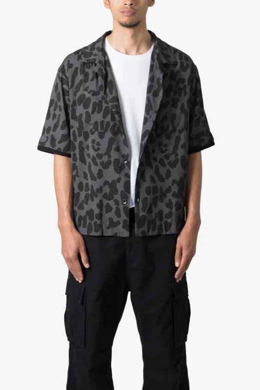 Cheetah Cargo Shirt - Black/Grey sold by MNML