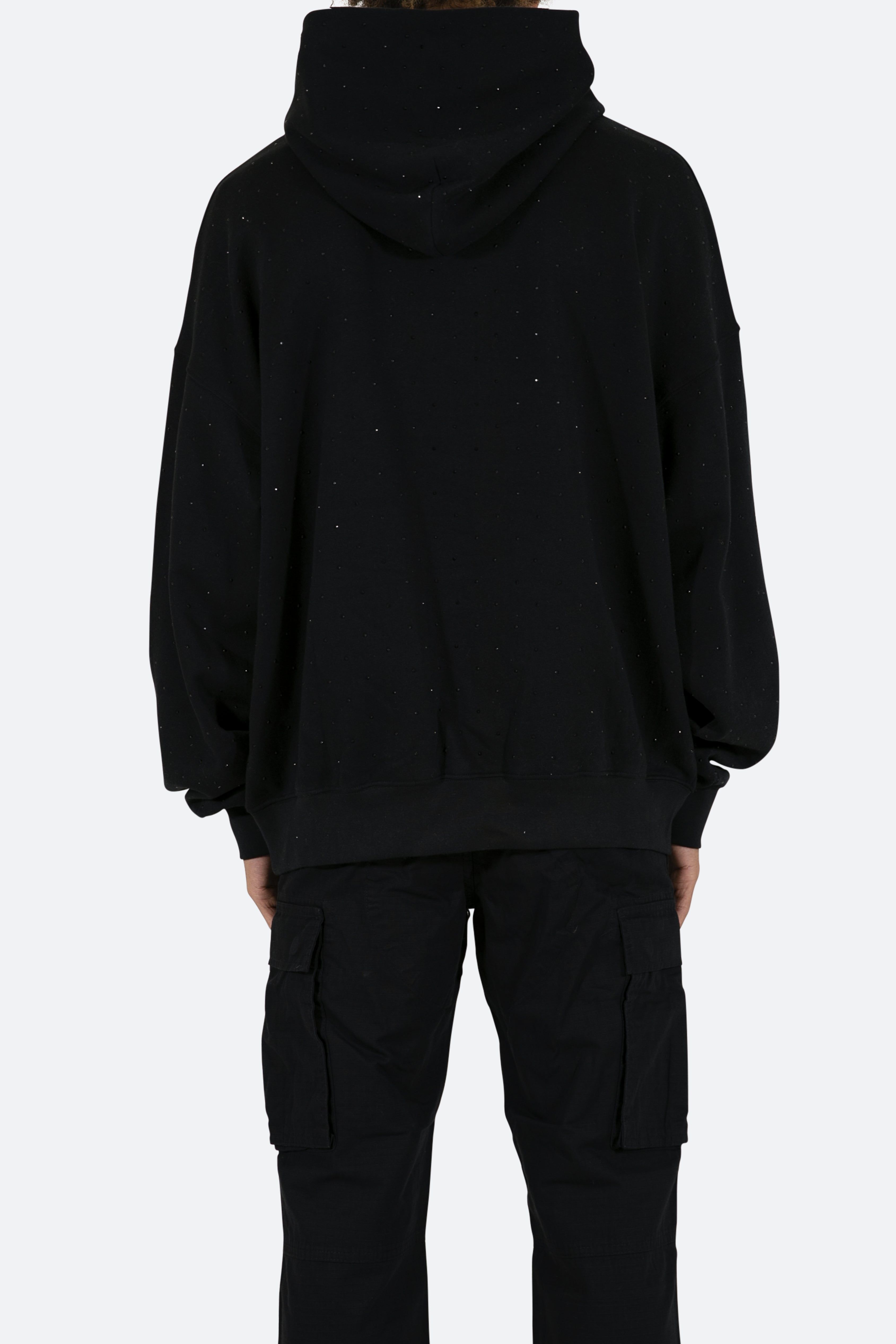 Rhinestone Hoodie - Black sold by MNML product image thumbnail 5