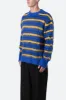 Striped Mohair Sweater - Blue sold by MNML