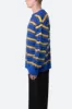 Striped Mohair Sweater - Blue sold by MNML