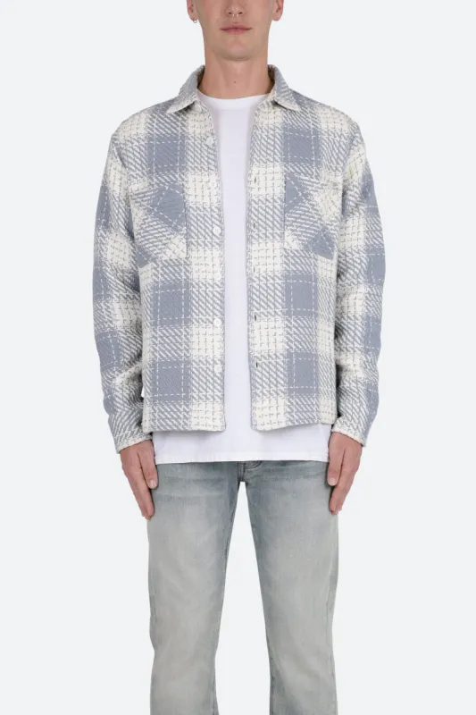 Classic Flannel Shirt - Blue/White sold by MNML