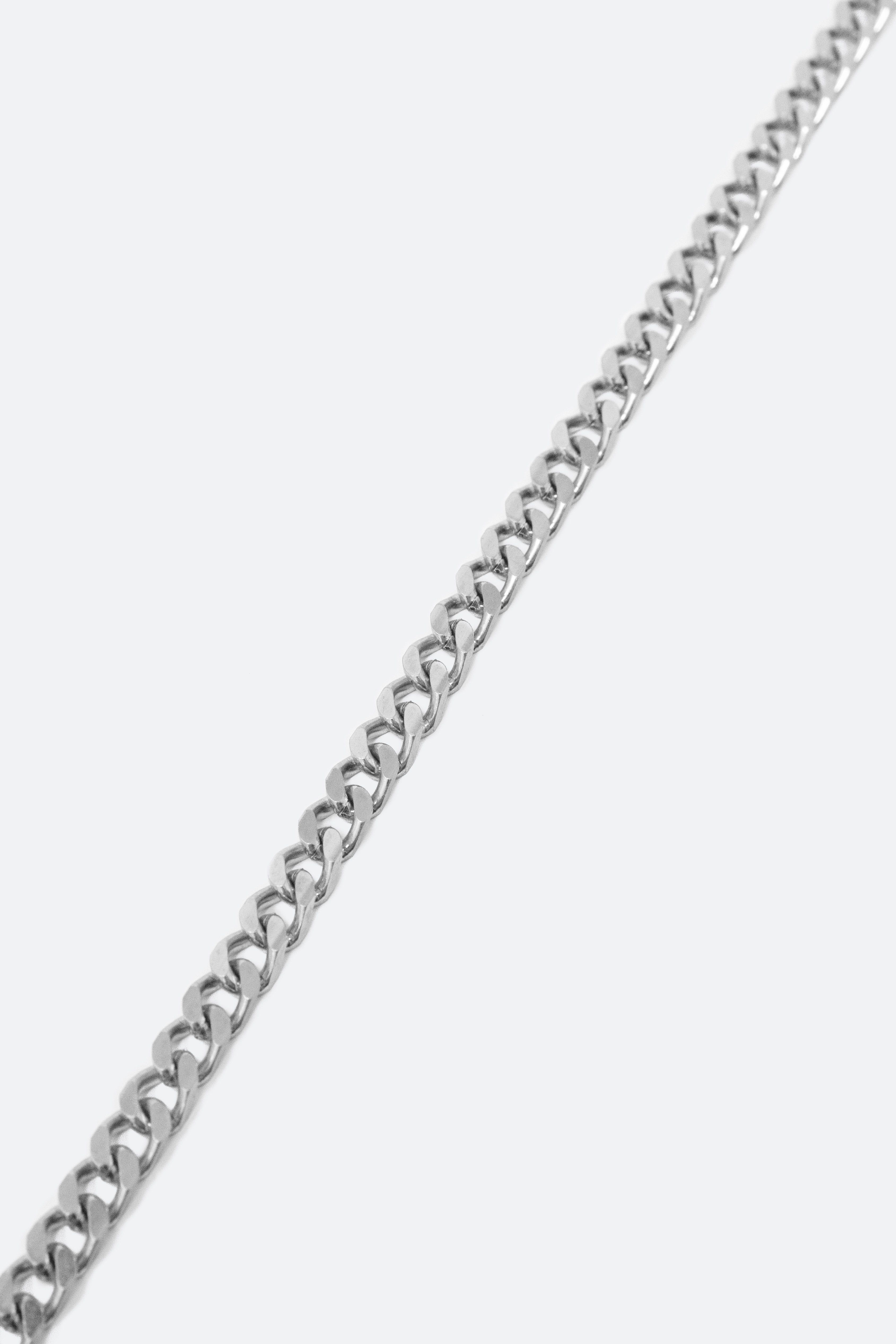 A4 Long Cuban Chain - Silver sold by MNML product image thumbnail 3