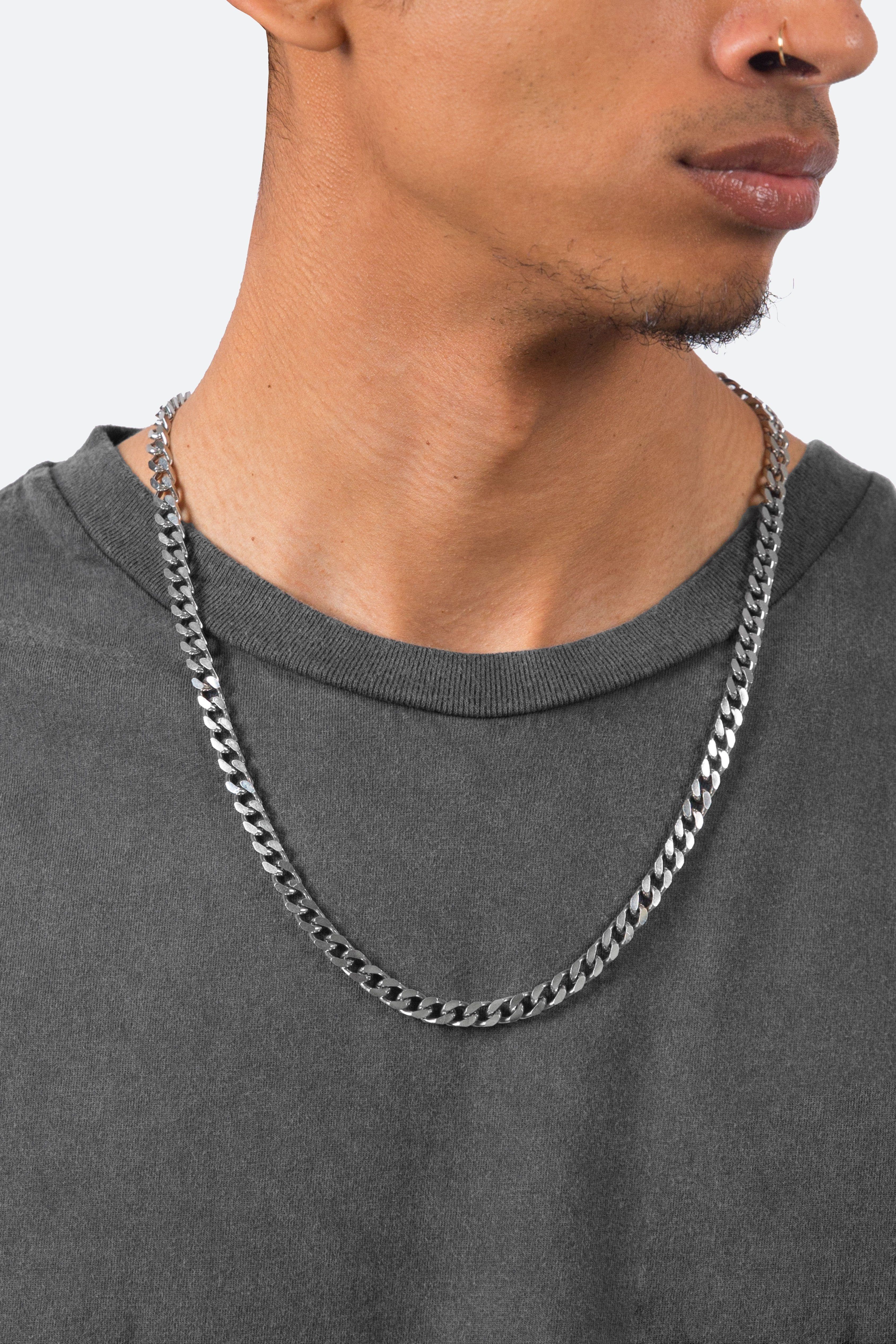 A4 Long Cuban Chain - Silver sold by MNML product image thumbnail 5