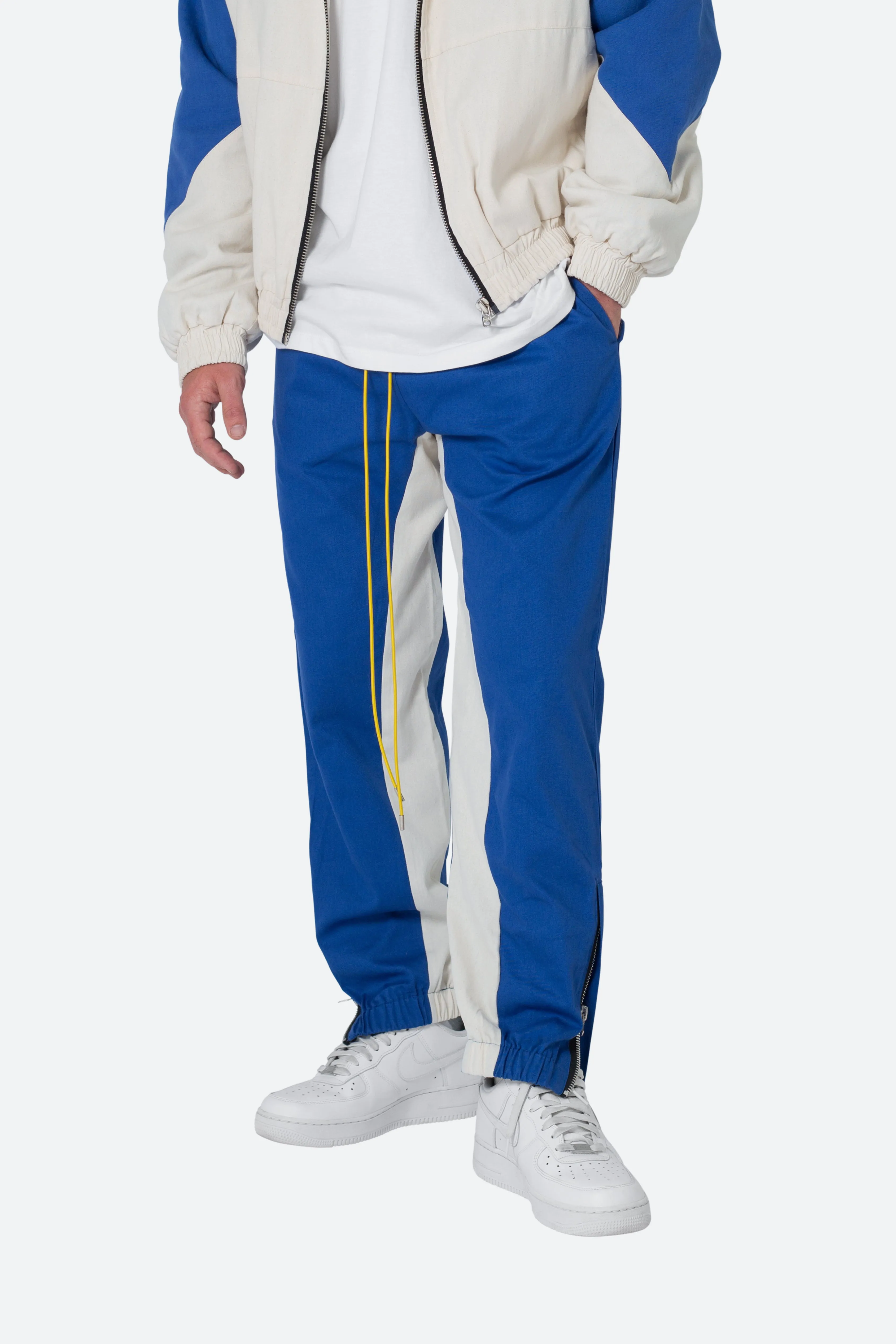 Twill Racing Pants - Blue/Natural sold by MNML product image thumbnail 2