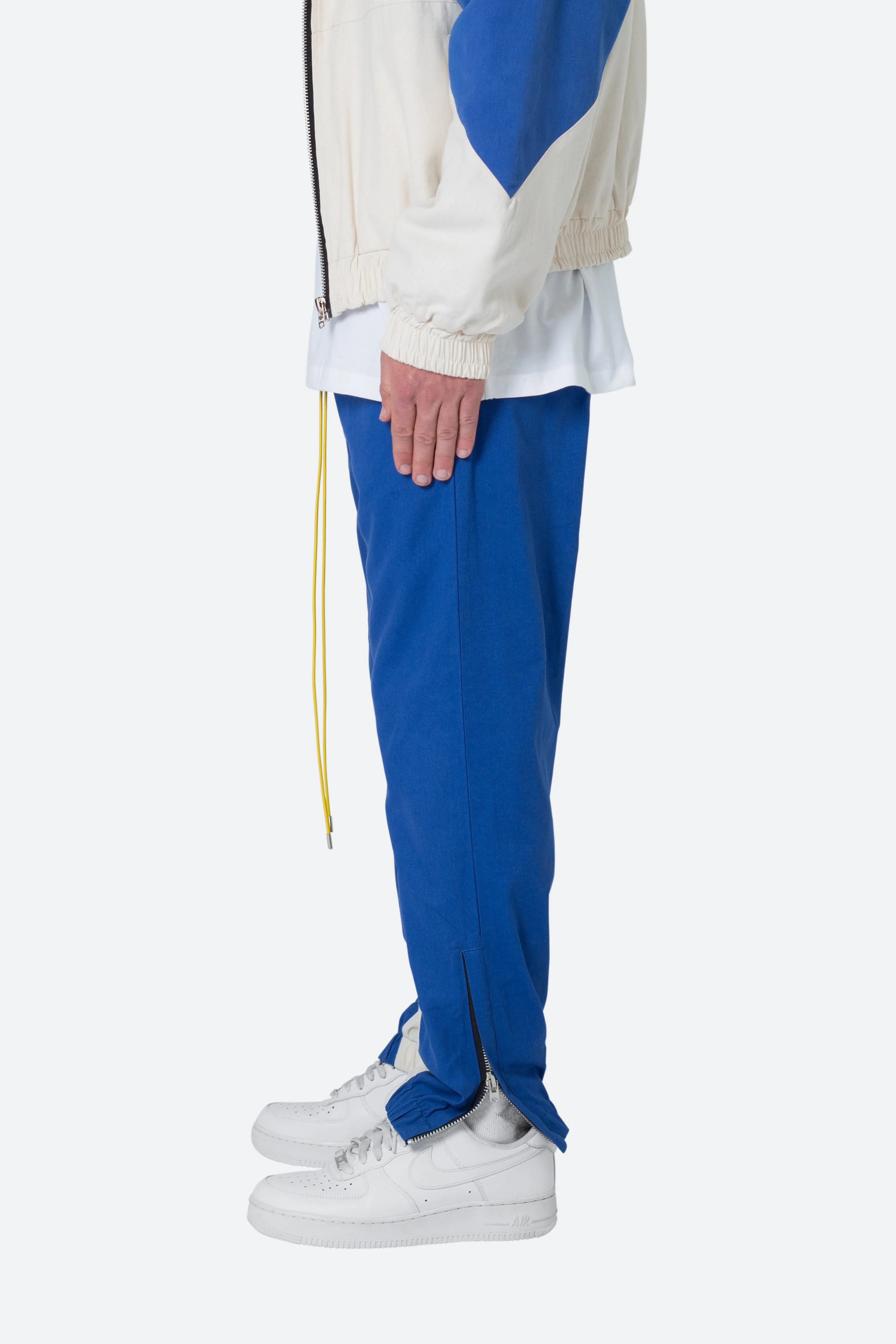 Twill Racing Pants - Blue/Natural sold by MNML product image thumbnail 5