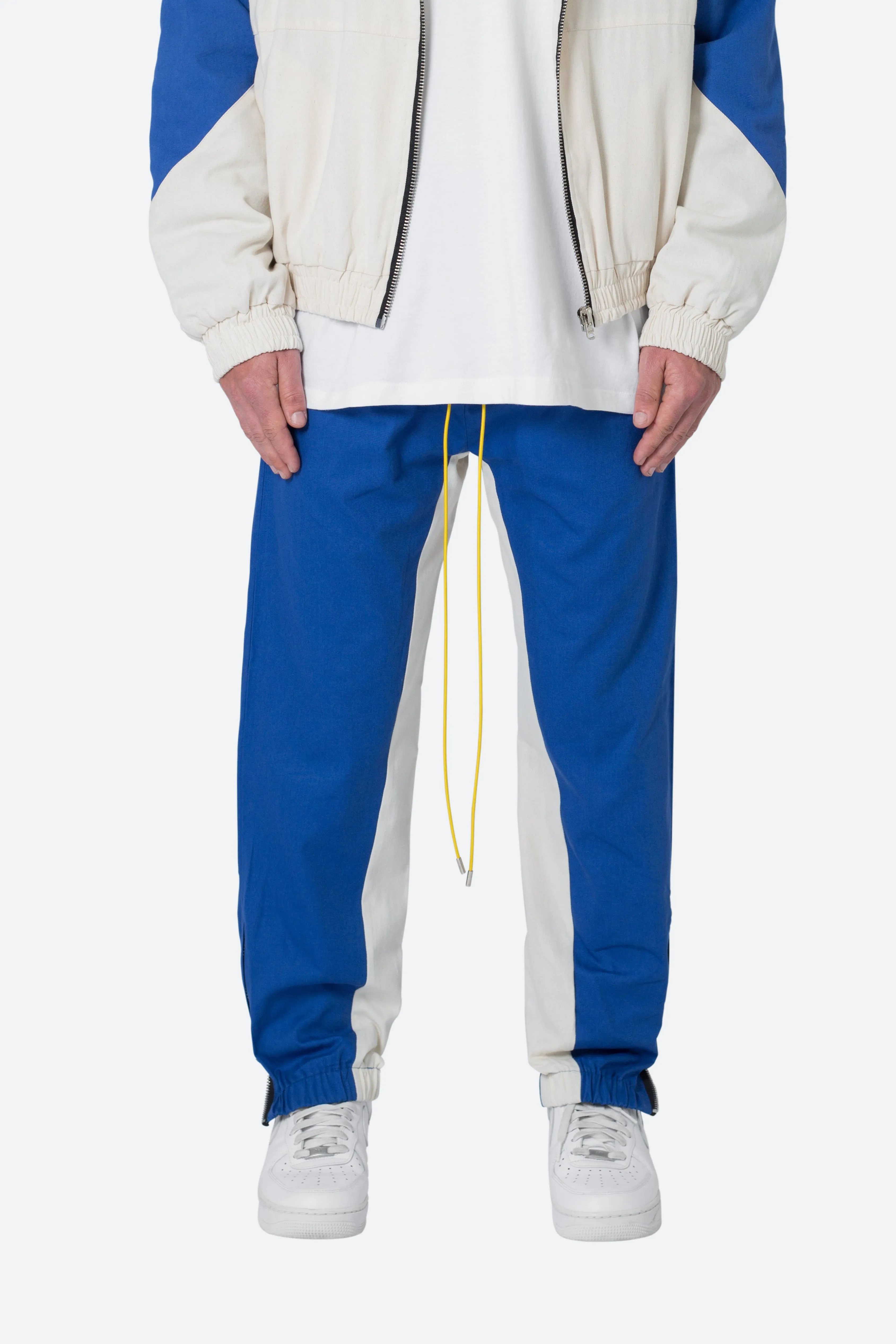 Twill Racing Pants - Blue/Natural sold by MNML product image thumbnail 3