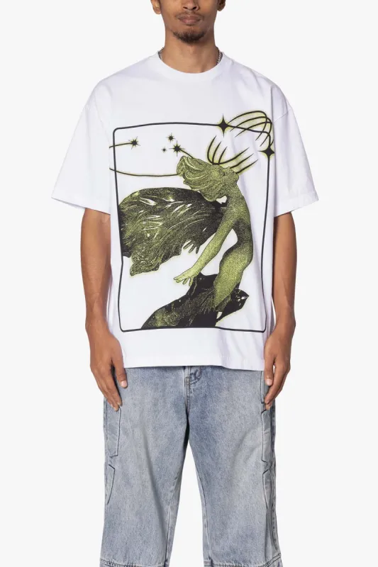 Brutal Bliss Tee - White sold by MNML