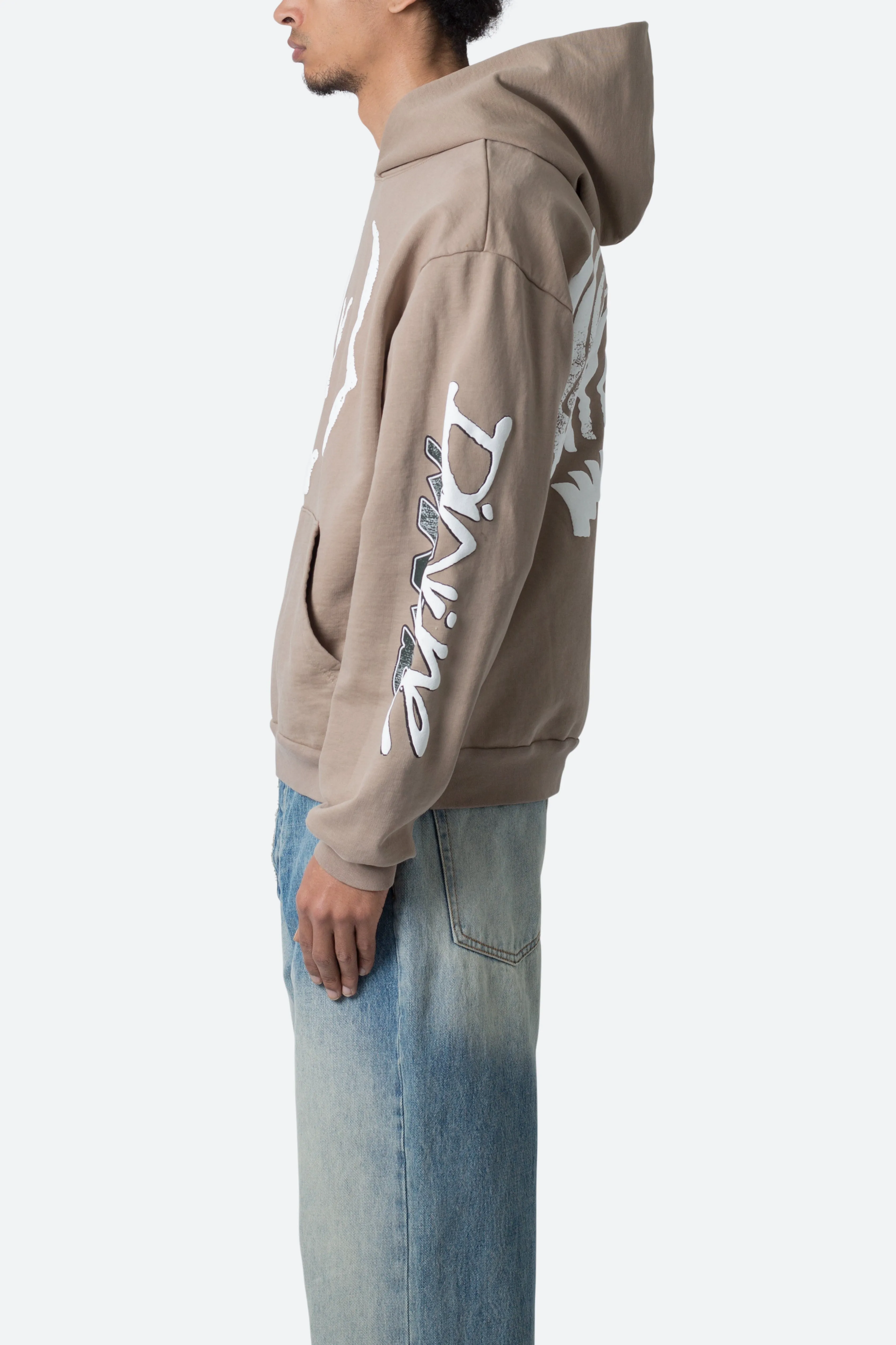 Spacial Hoodie - Washed Earth sold by MNML product image thumbnail 4