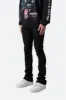 X491 Convertible Skinny Denim - Waxed Black sold by MNML
