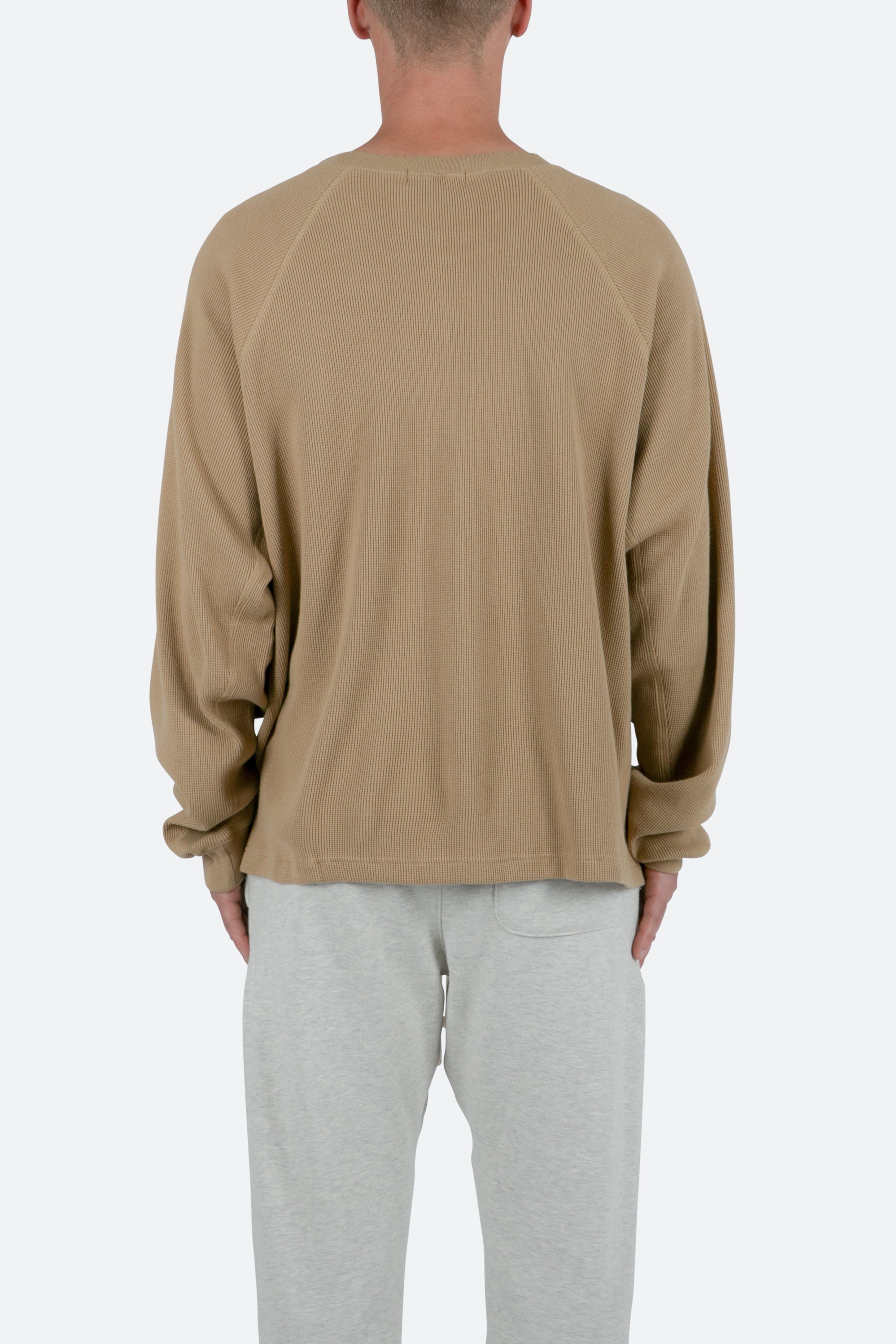 Heavy Thermal L/S Tee - Brown sold by MNML product image thumbnail 5