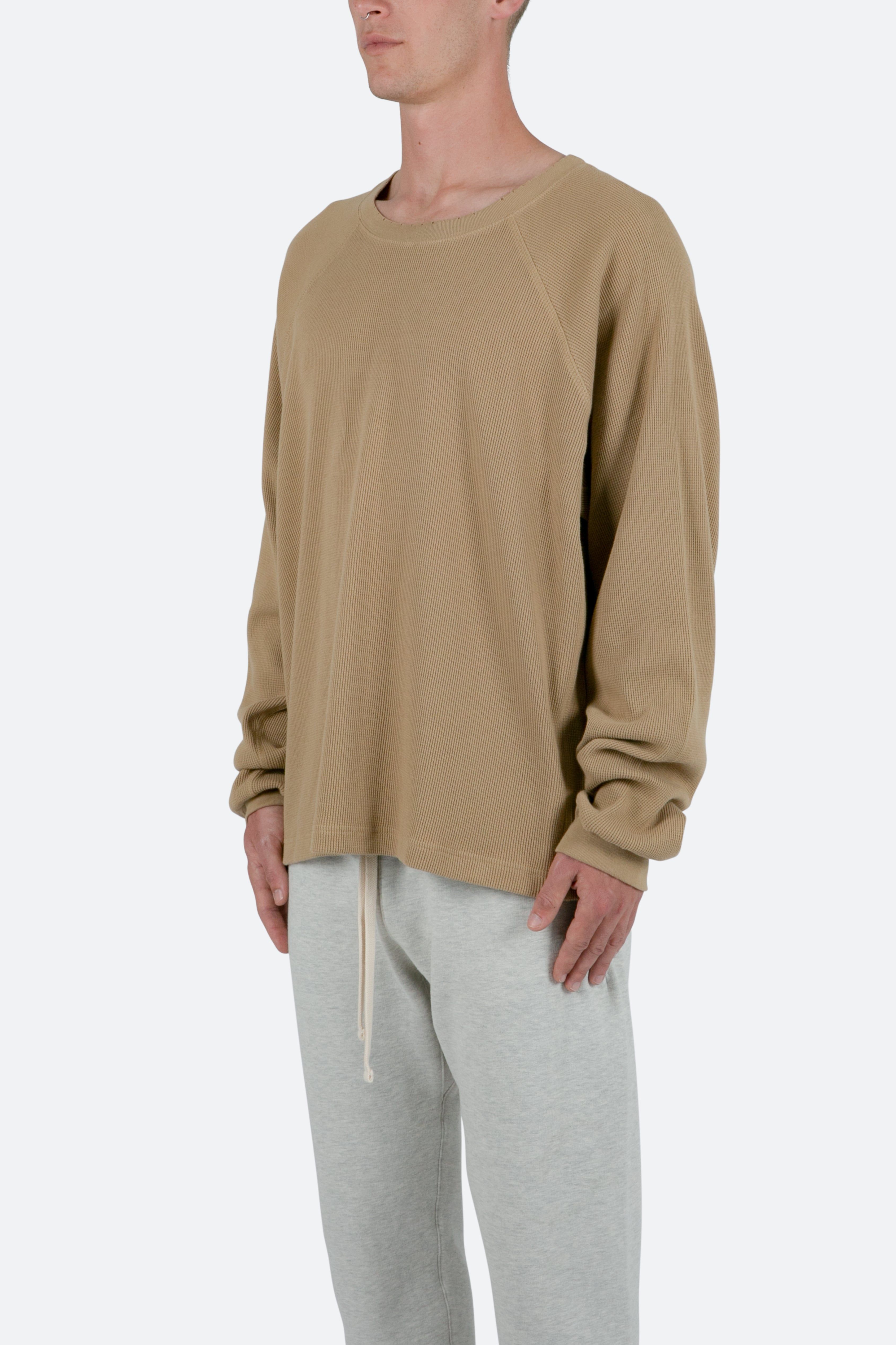 Heavy Thermal L/S Tee - Brown sold by MNML product image thumbnail 3