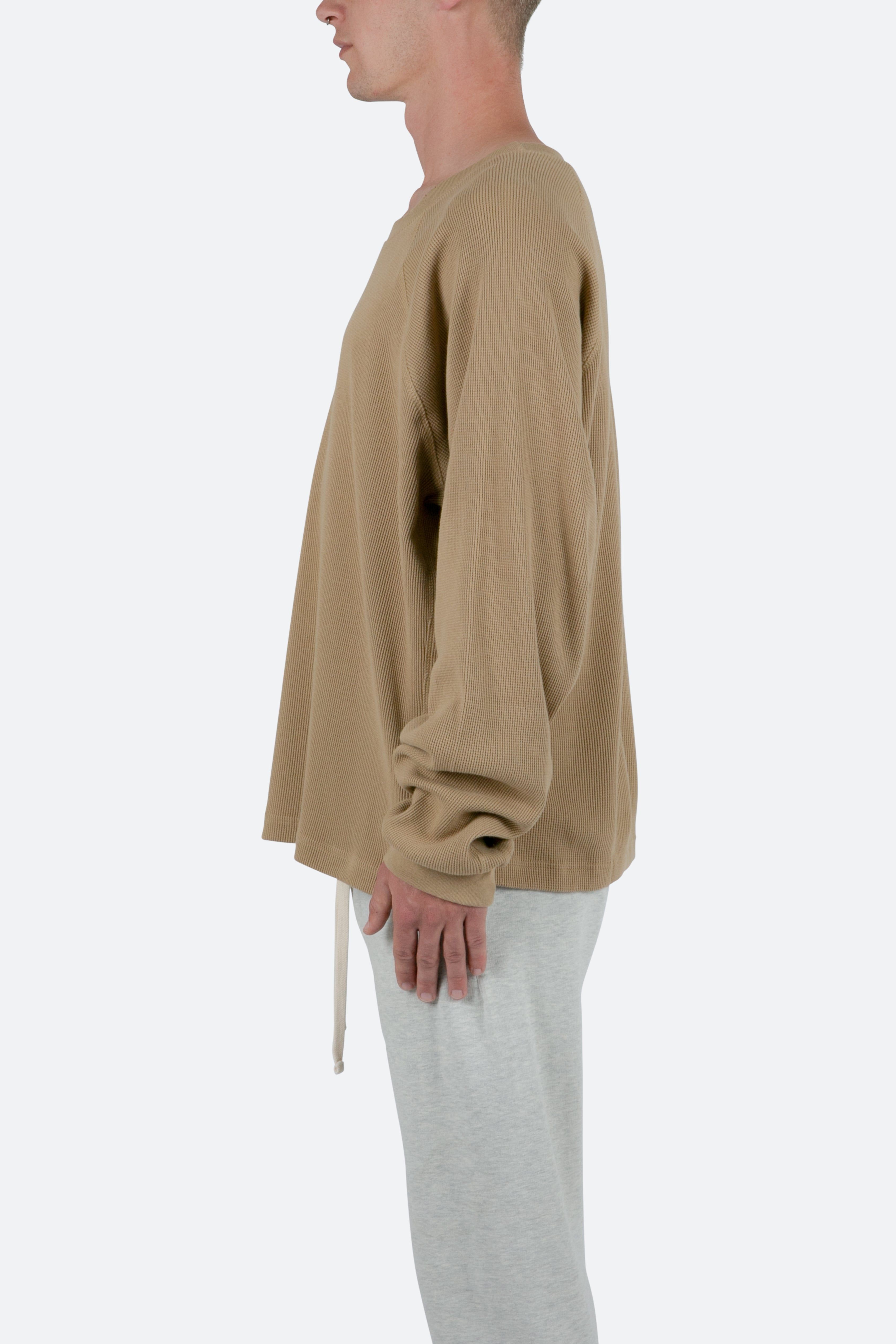 Heavy Thermal L/S Tee - Brown sold by MNML product image thumbnail 4