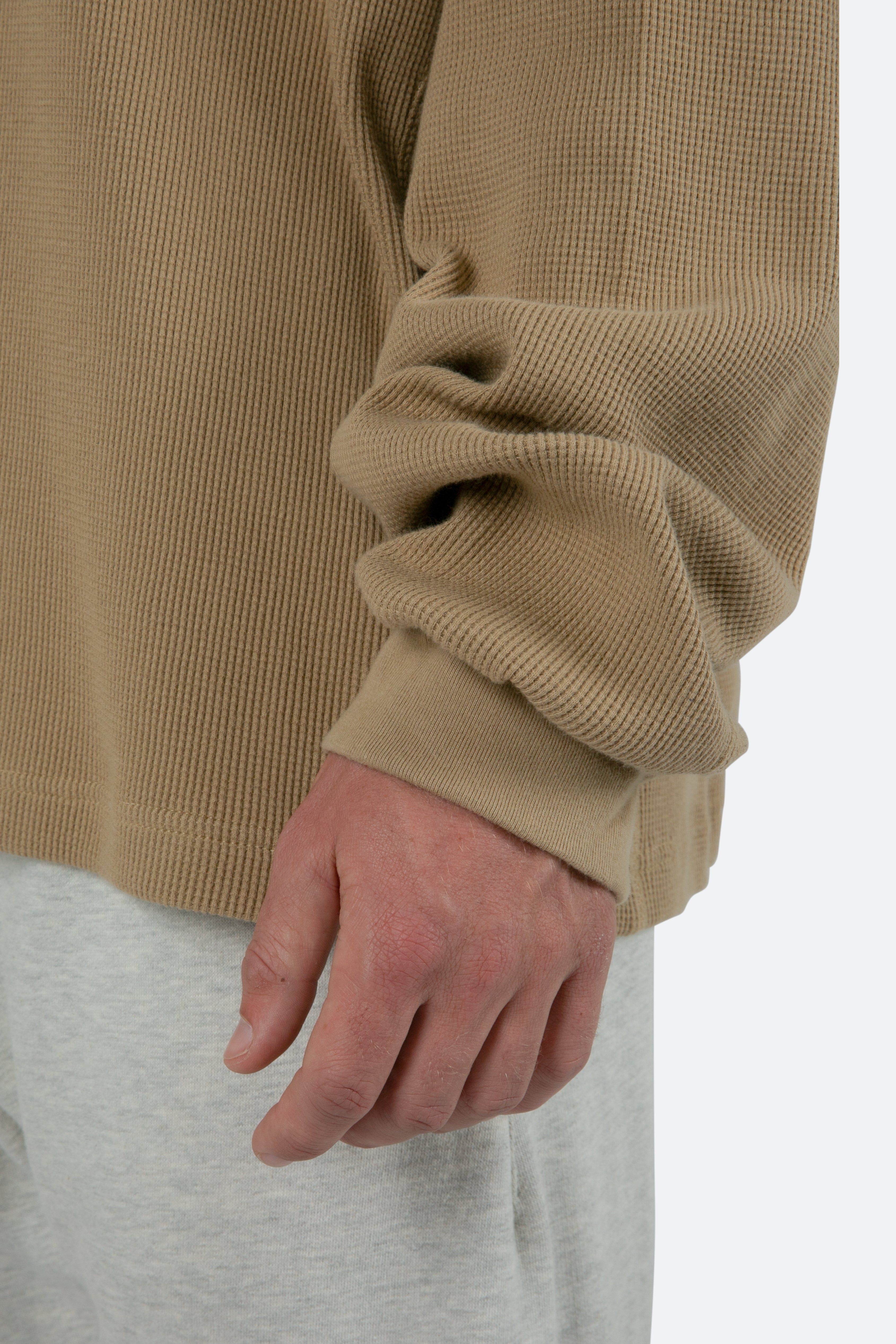 Heavy Thermal L/S Tee - Brown sold by MNML product image thumbnail 8