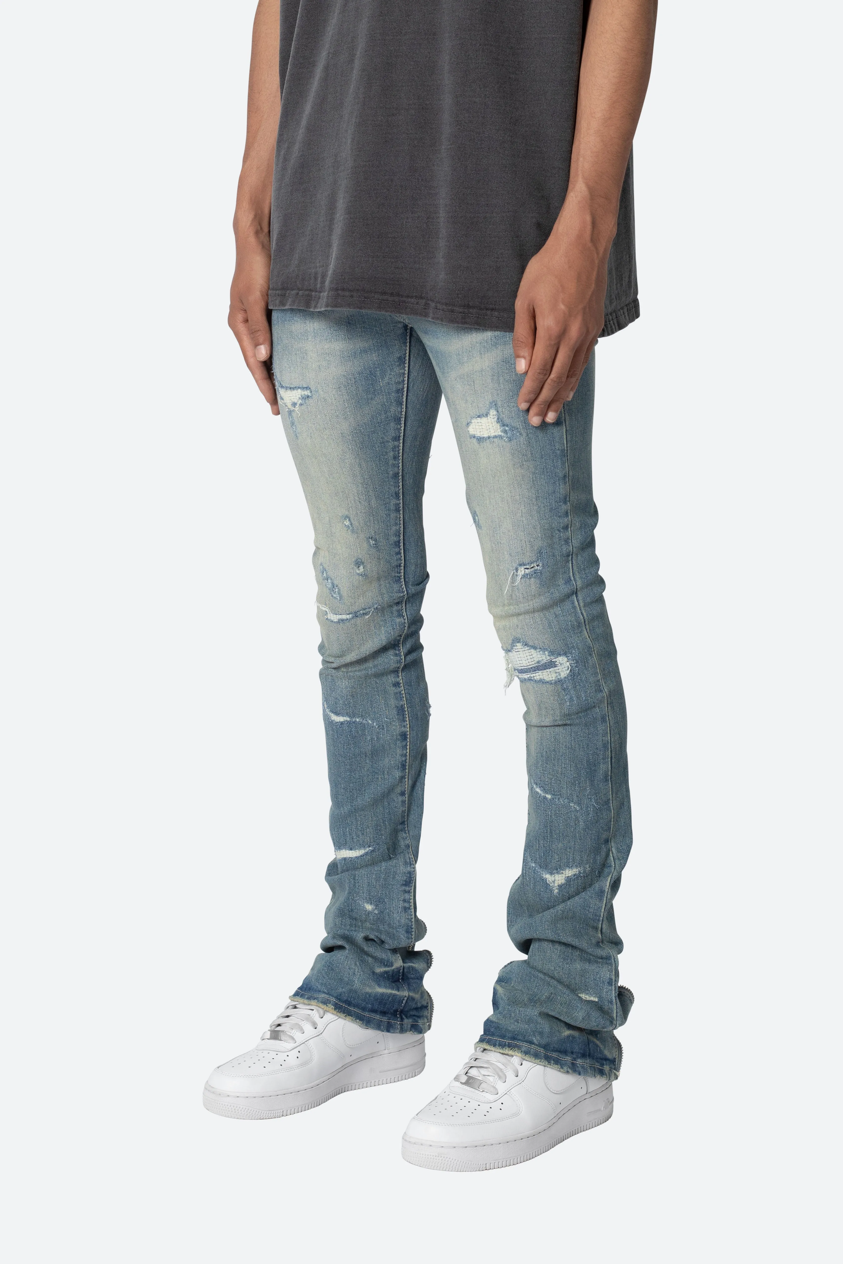 X503 Convertible Skinny Denim - Blue sold by MNML product image thumbnail 4
