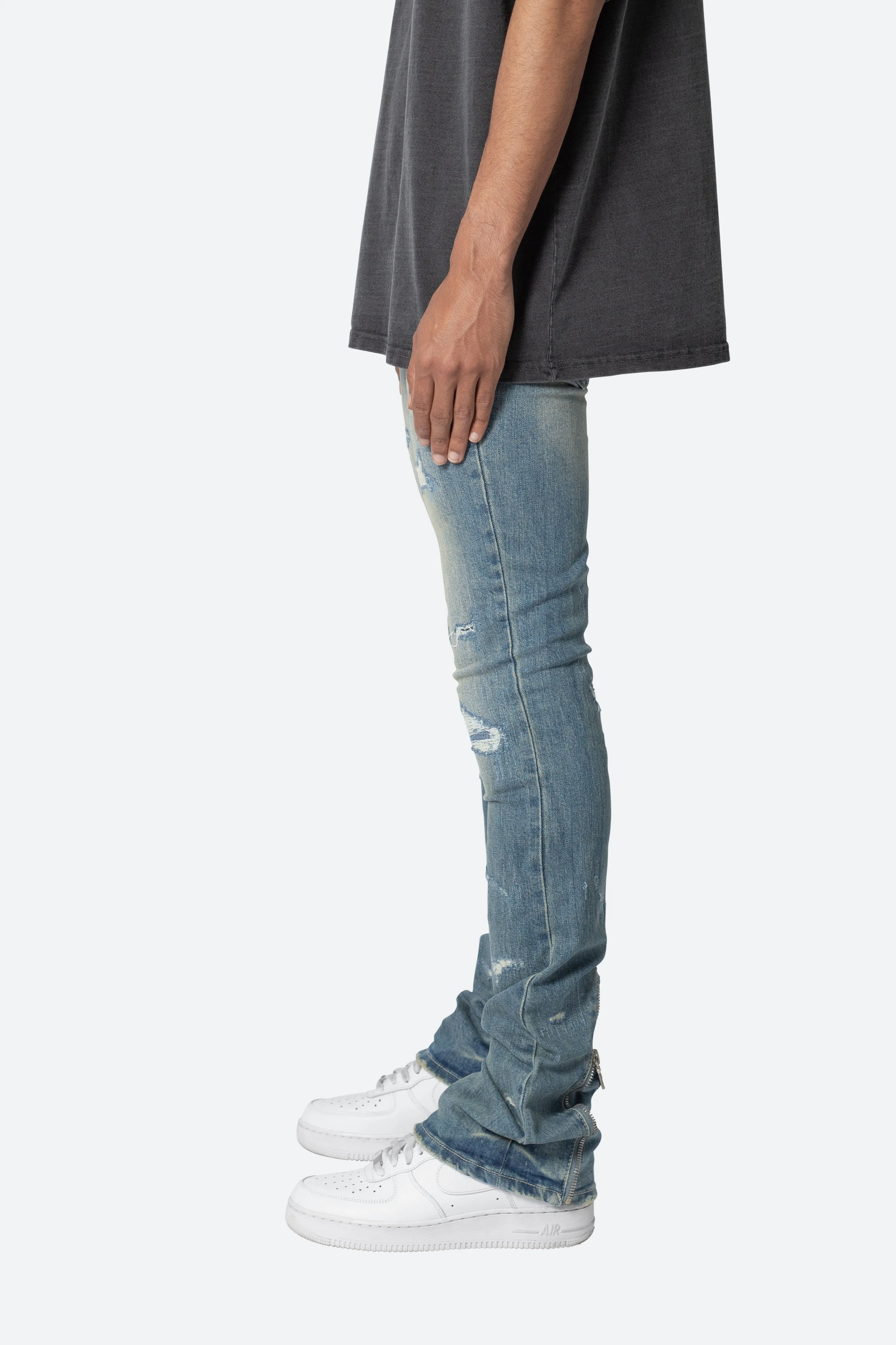 X503 Convertible Skinny Denim - Blue sold by MNML product image thumbnail 5