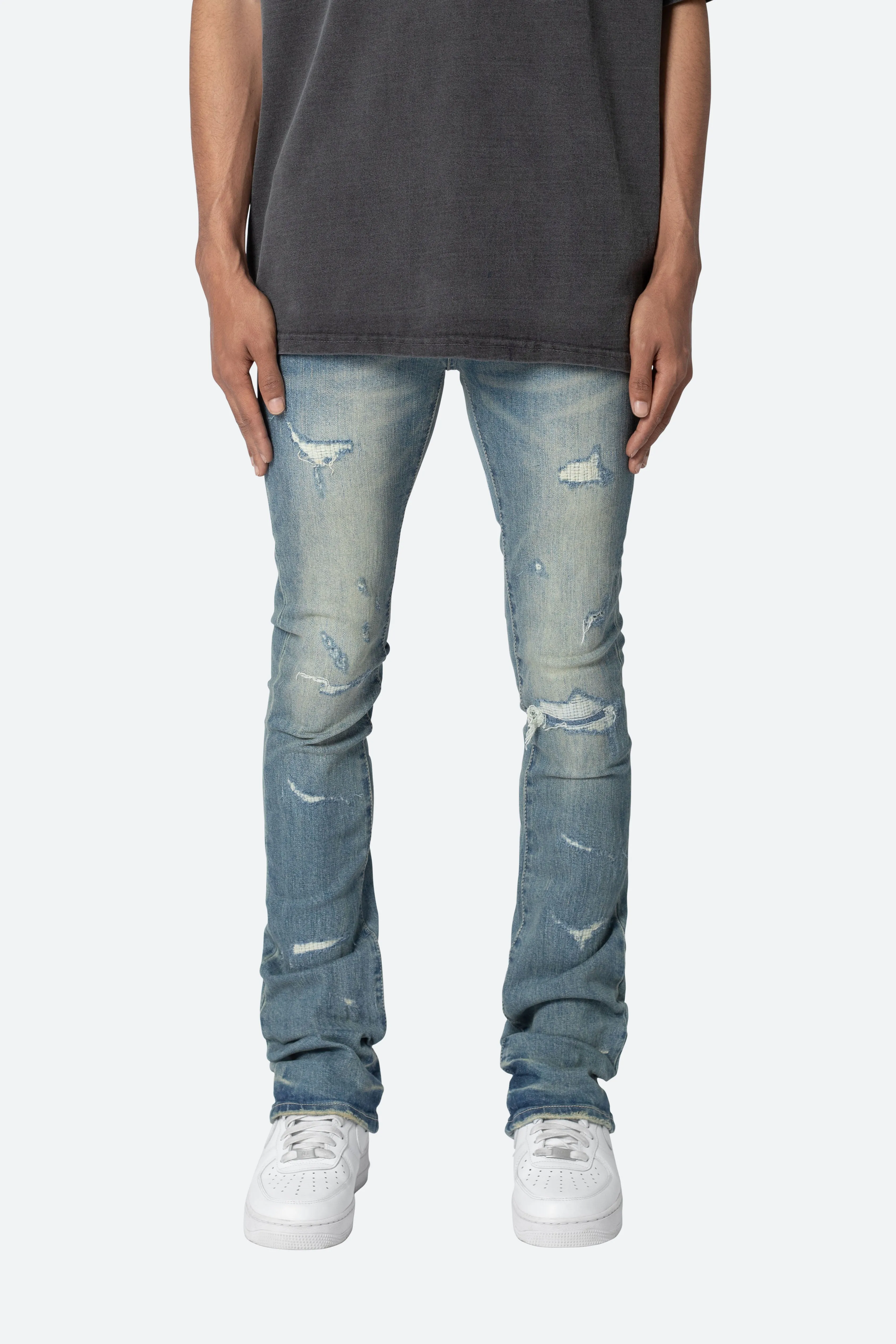X503 Convertible Skinny Denim - Blue sold by MNML
