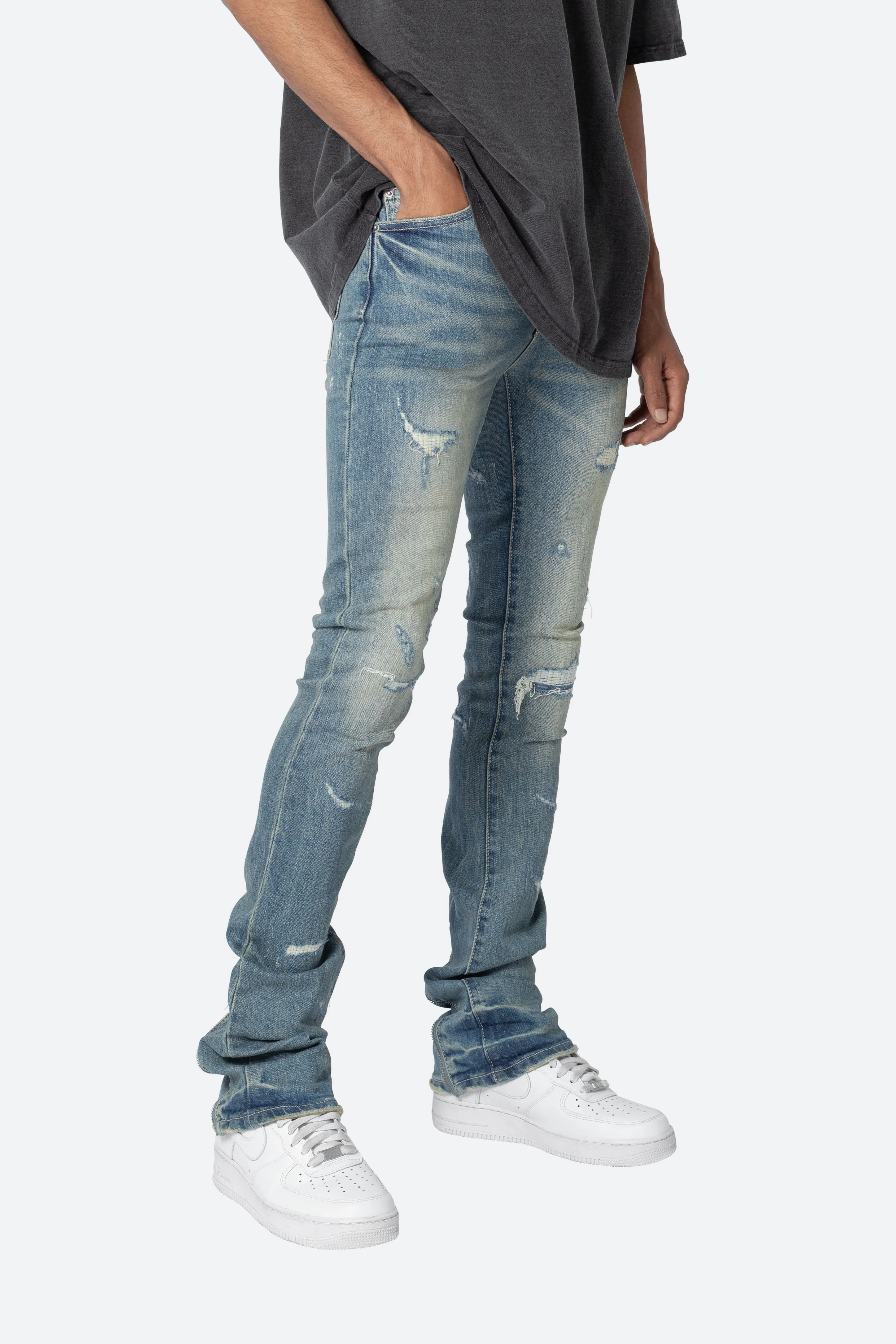 X503 Convertible Skinny Denim - Blue sold by MNML product image thumbnail 2