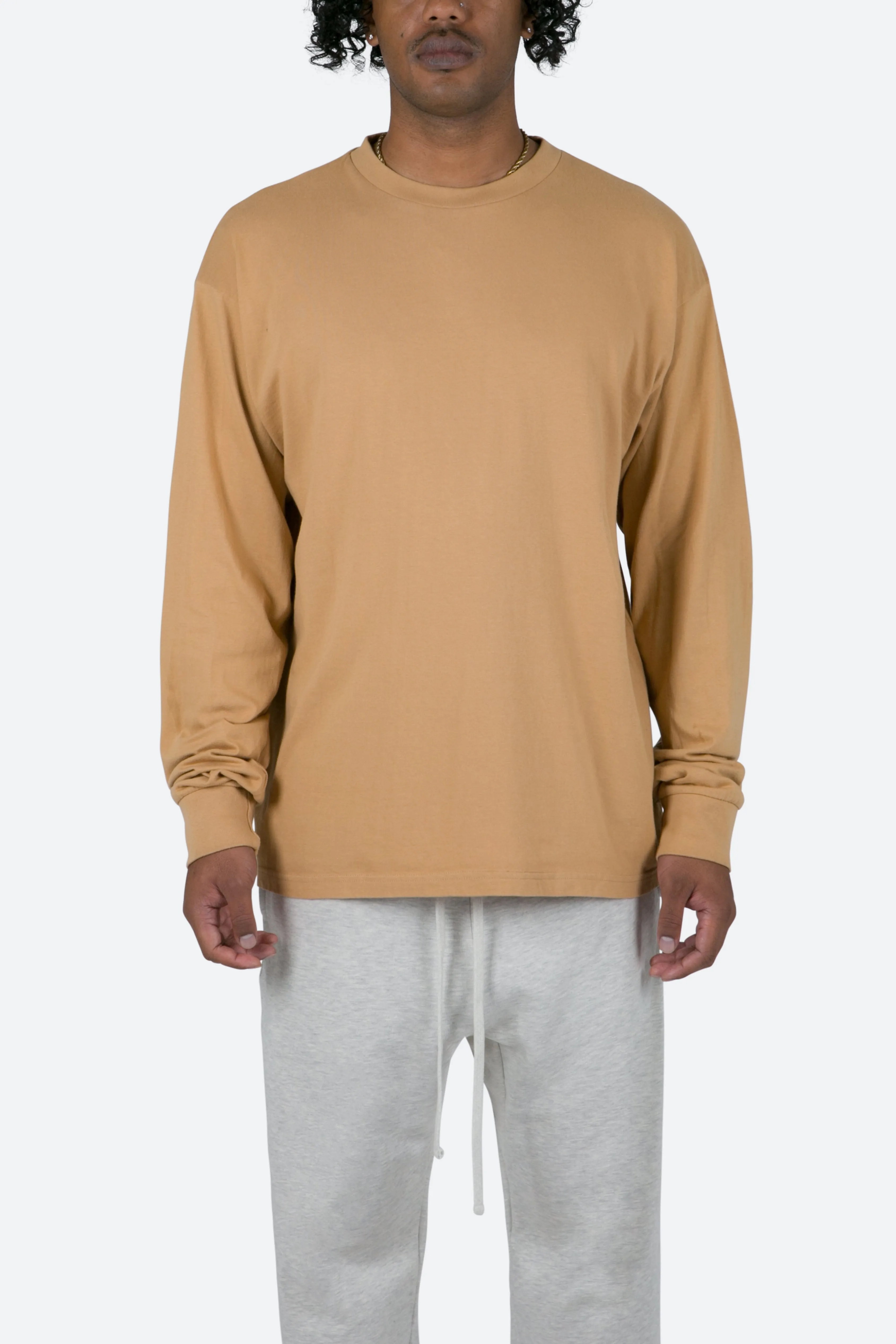 Every Day II L/S Tee - Khaki sold by MNML product image thumbnail 2