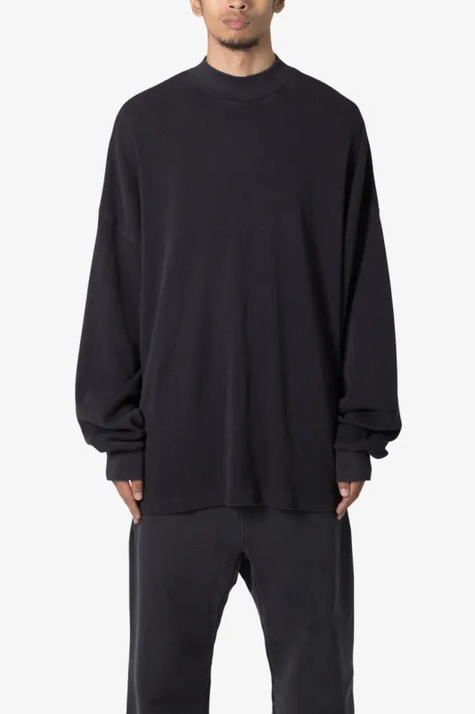 Every Day Thermal L/S Tee - Washed Black sold by MNML