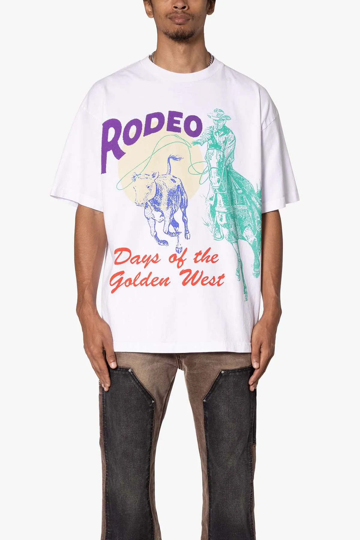 Rodeo Tee - White sold by MNML