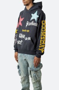 Star Gazing Hoodie - Charcoal Grey sold by MNML