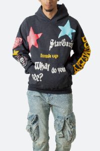 Star Gazing Hoodie - Charcoal Grey sold by MNML