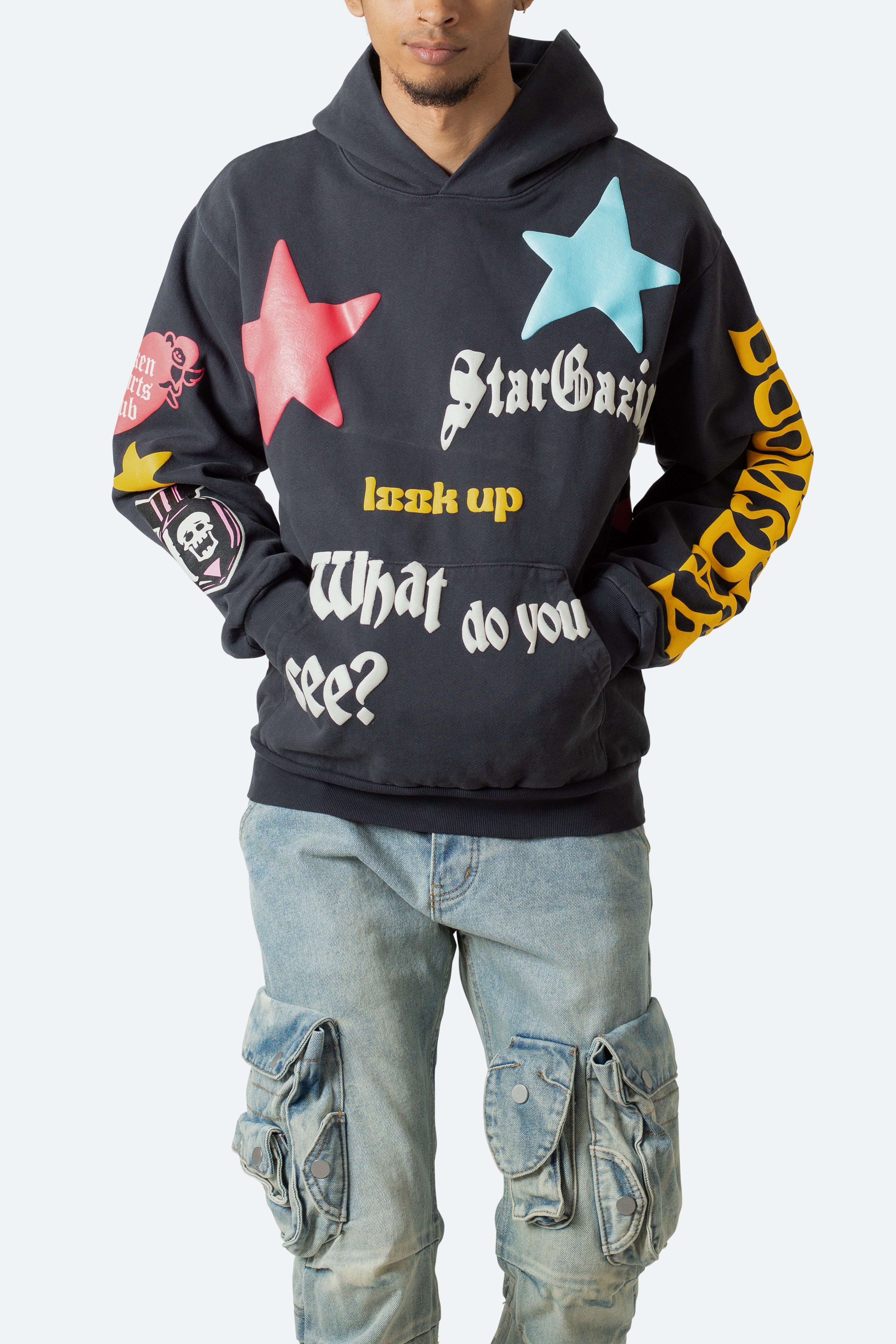 Star Gazing Hoodie - Charcoal Grey sold by MNML product image thumbnail 2