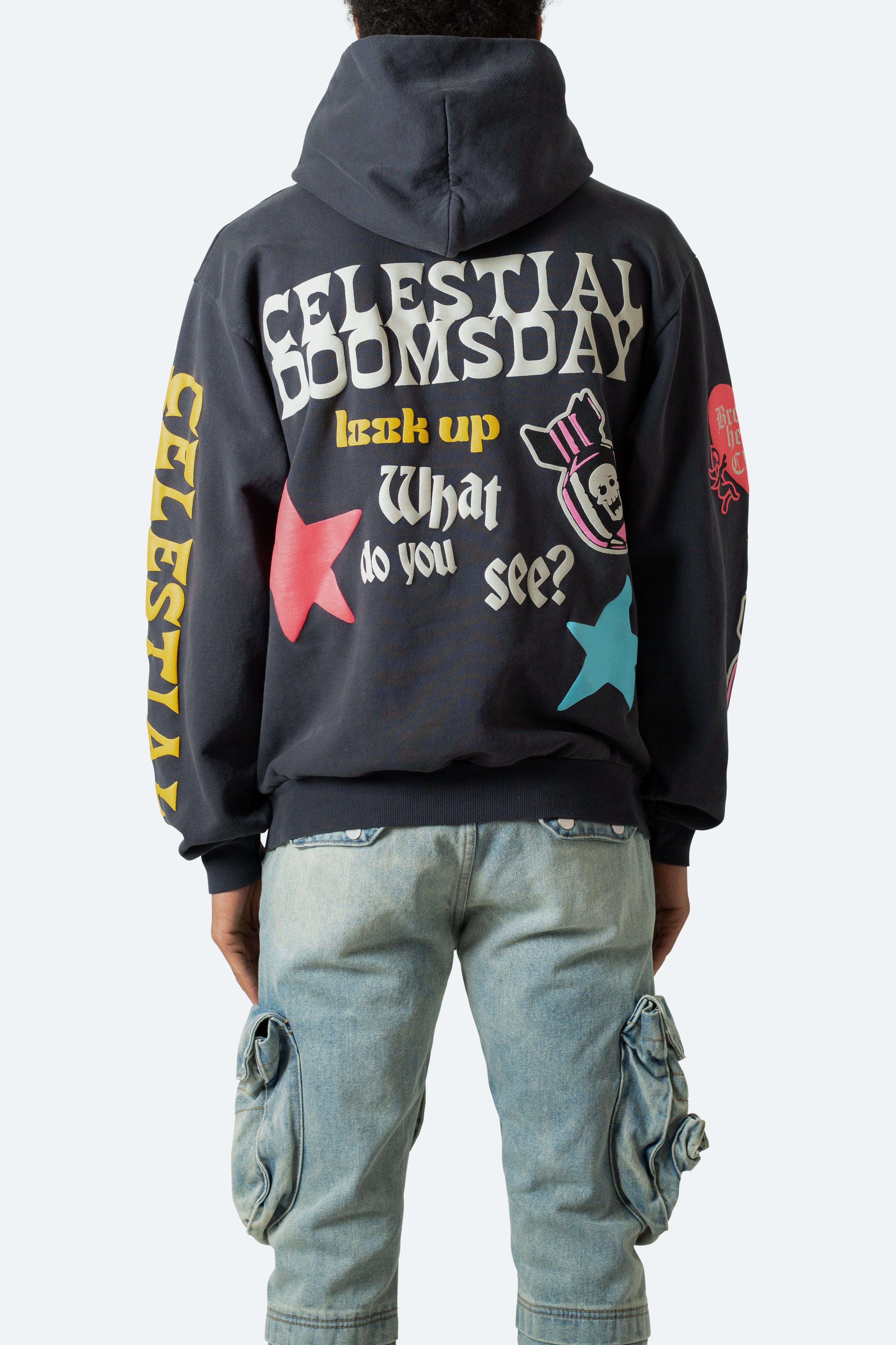 Star Gazing Hoodie - Charcoal Grey sold by MNML product image thumbnail 6