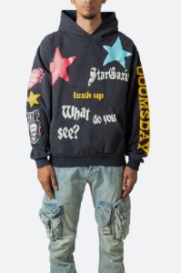 Star Gazing Hoodie - Charcoal Grey sold by MNML