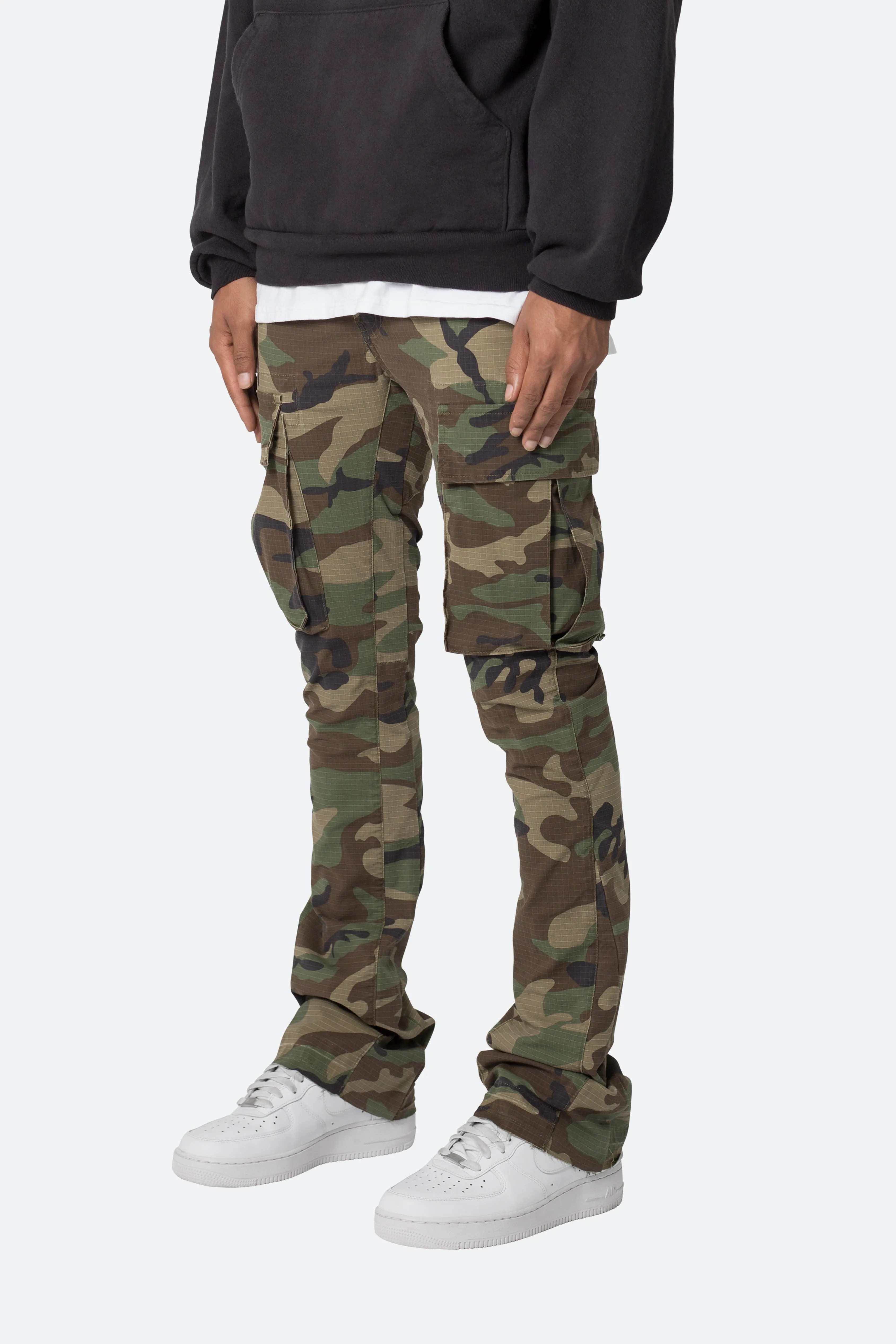 X516 Skinny Stacked Cargo Denim - Camo sold by MNML product image thumbnail 4