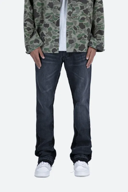 B119 Flare Denim - Black sold by MNML