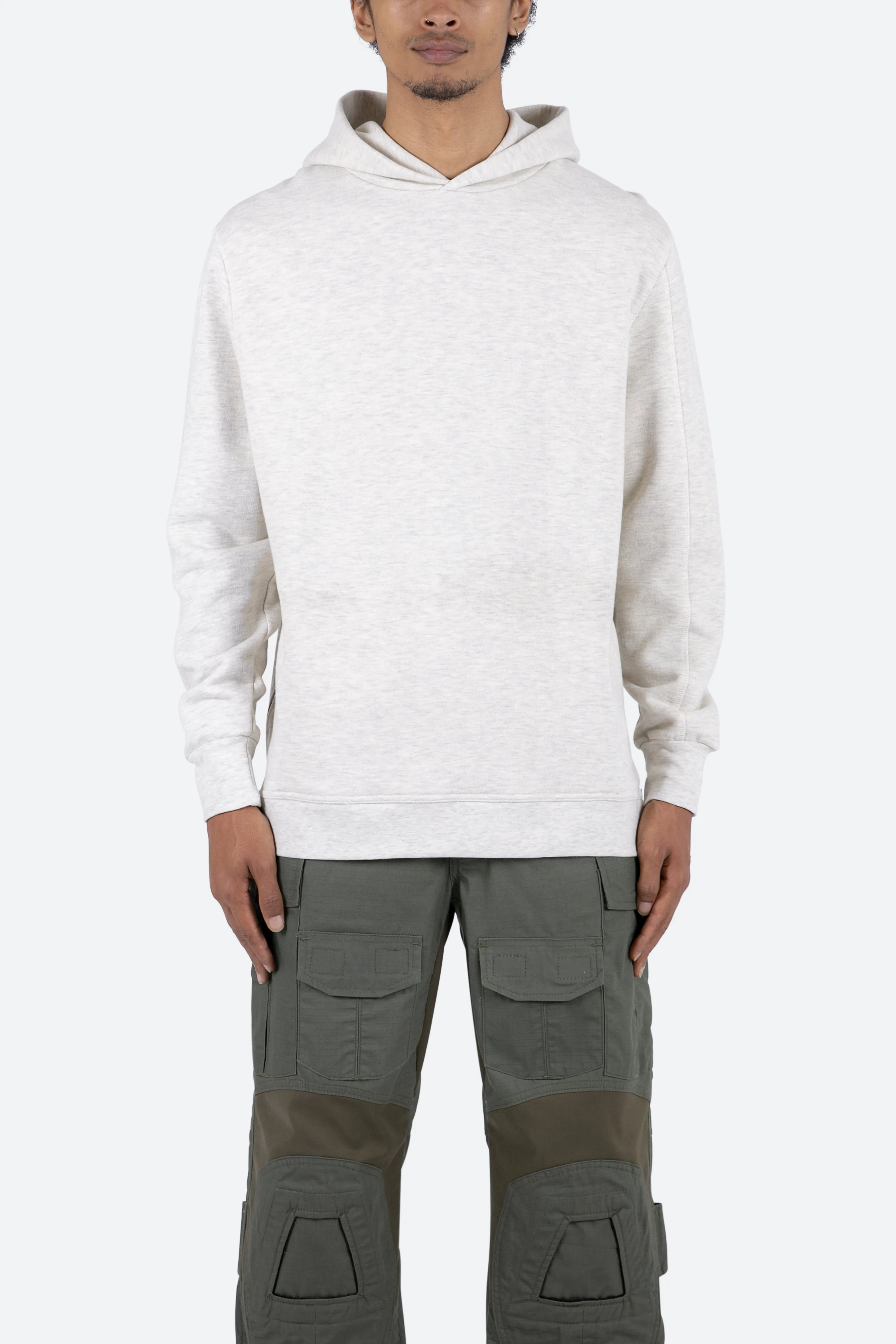 Side Zip Hoodie - Grey sold by MNML product image thumbnail 3