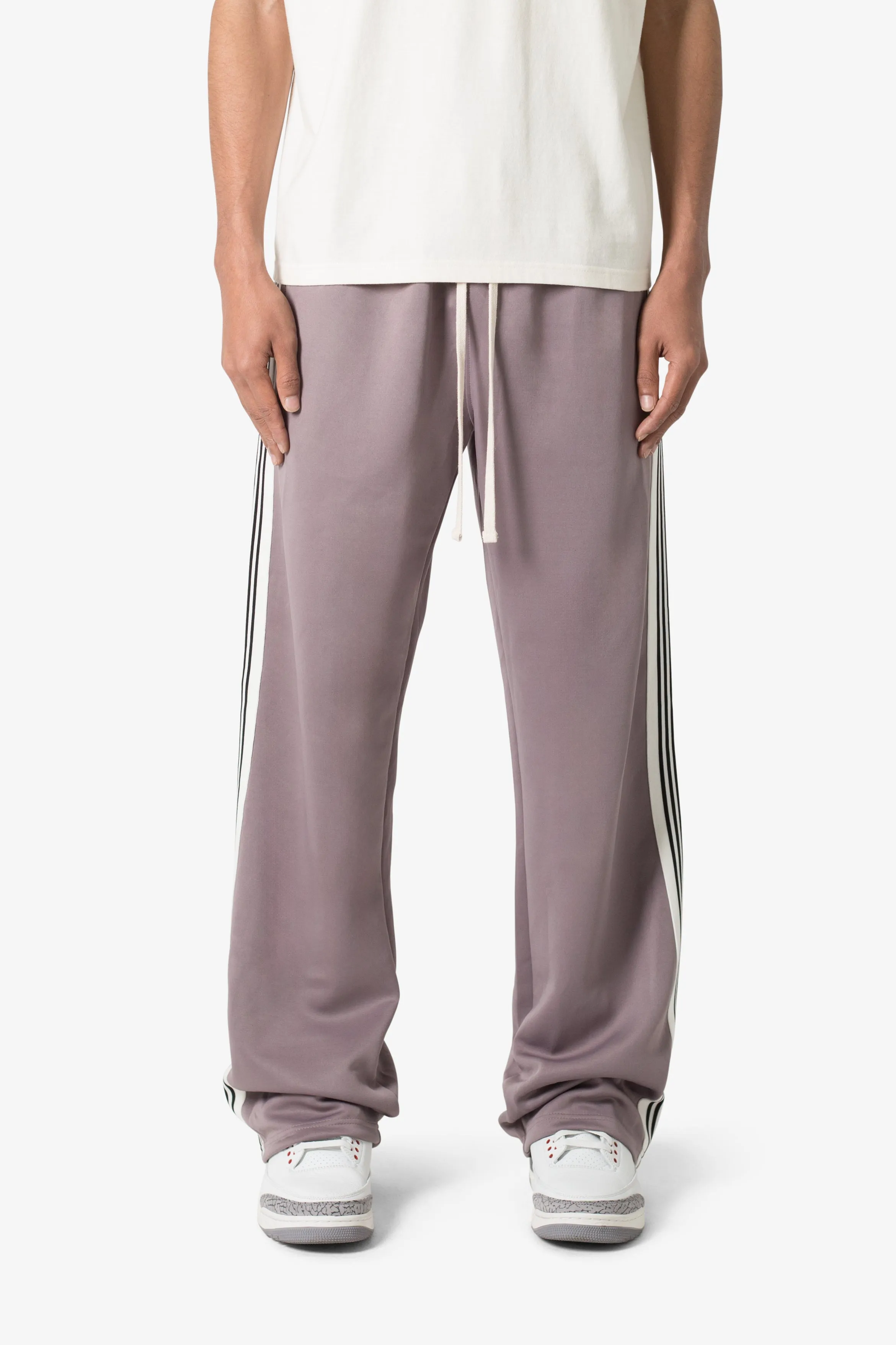 Tricot Side Stripe Pants - Mauve sold by MNML