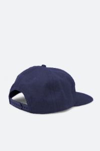 Unstructured Snapback - Navy sold by MNML