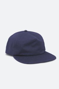 Unstructured Snapback - Navy sold by MNML