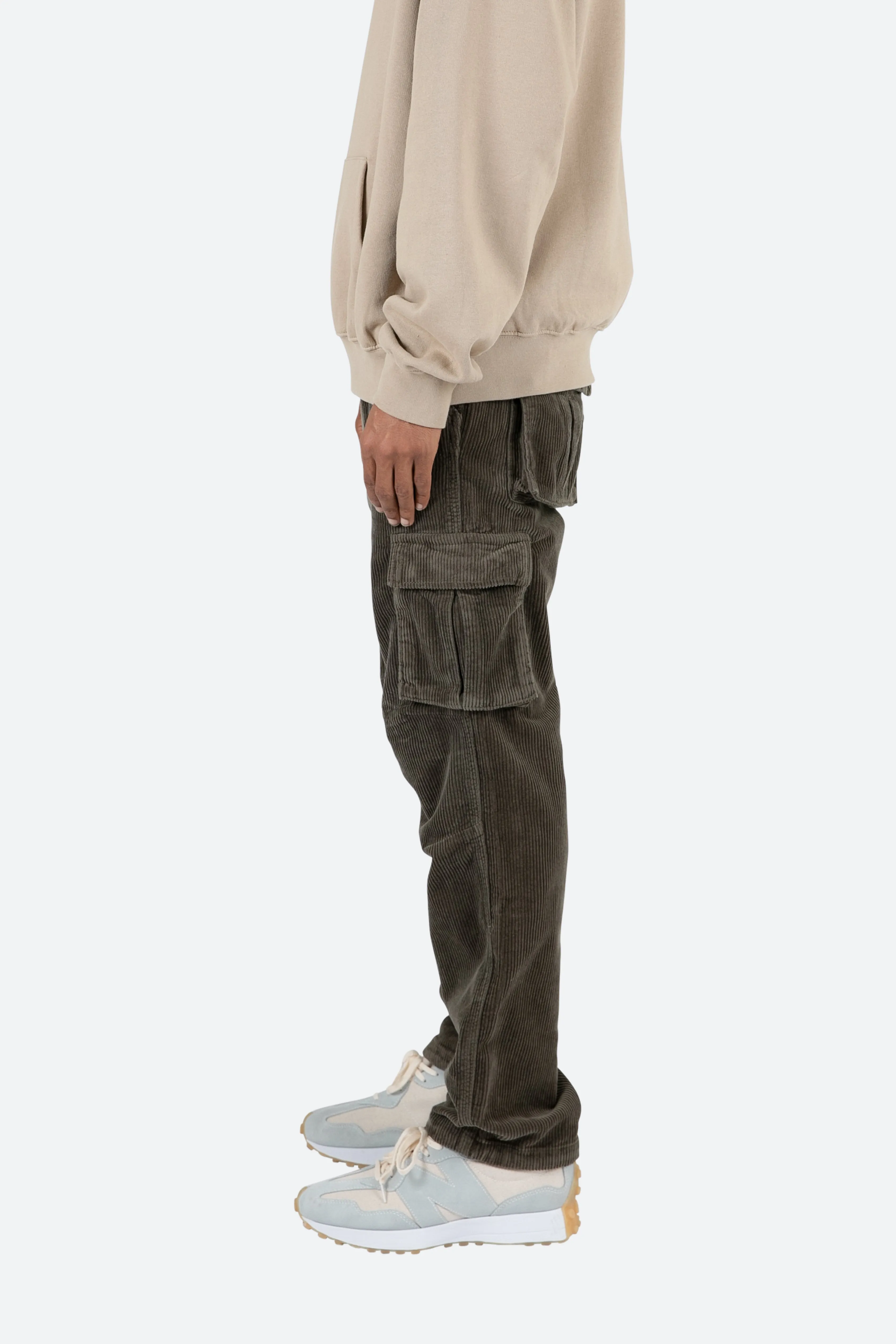 Vintage Corduroy Cargo Pants - Olive sold by MNML product image thumbnail 5