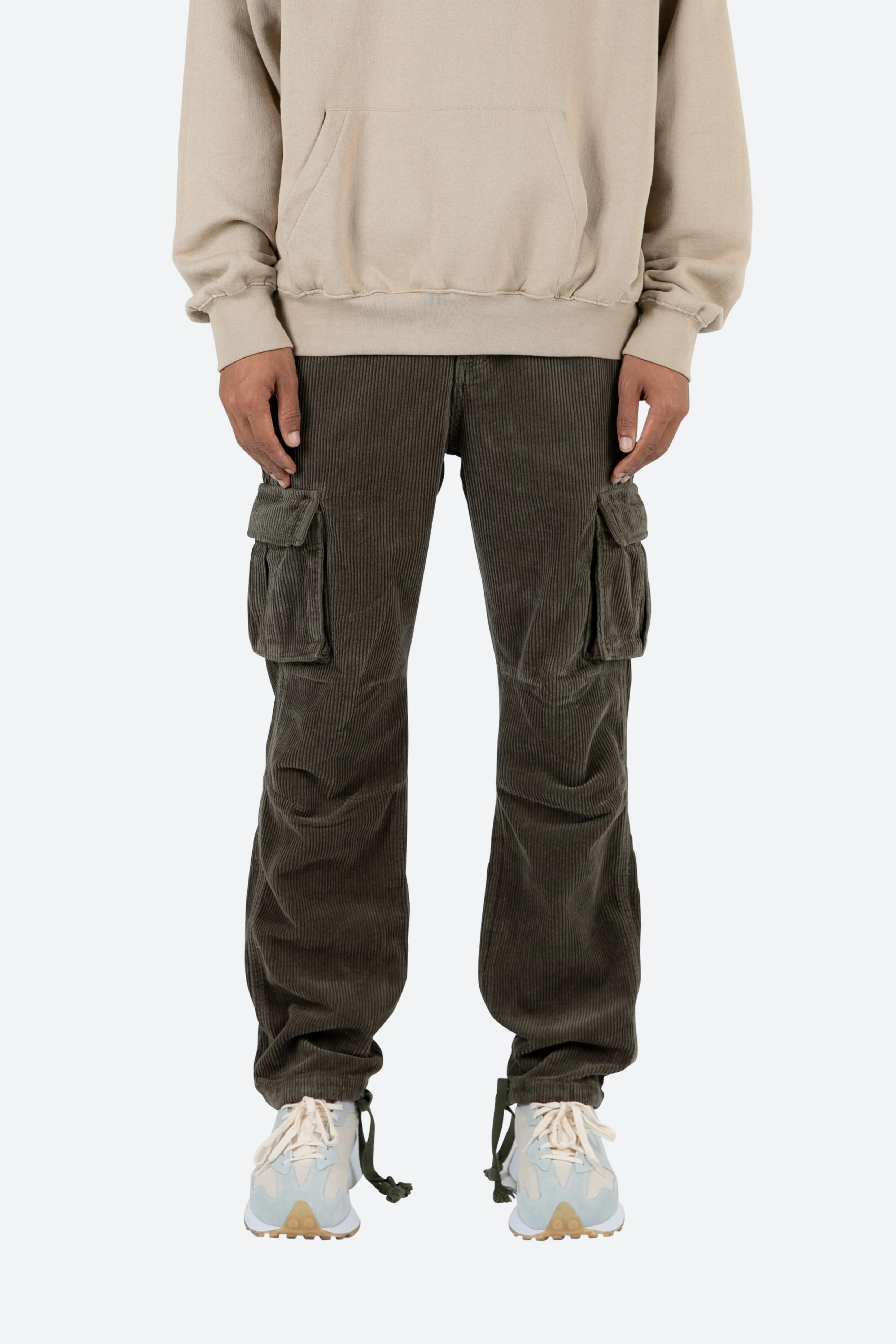 Vintage Corduroy Cargo Pants - Olive sold by MNML product image thumbnail 3