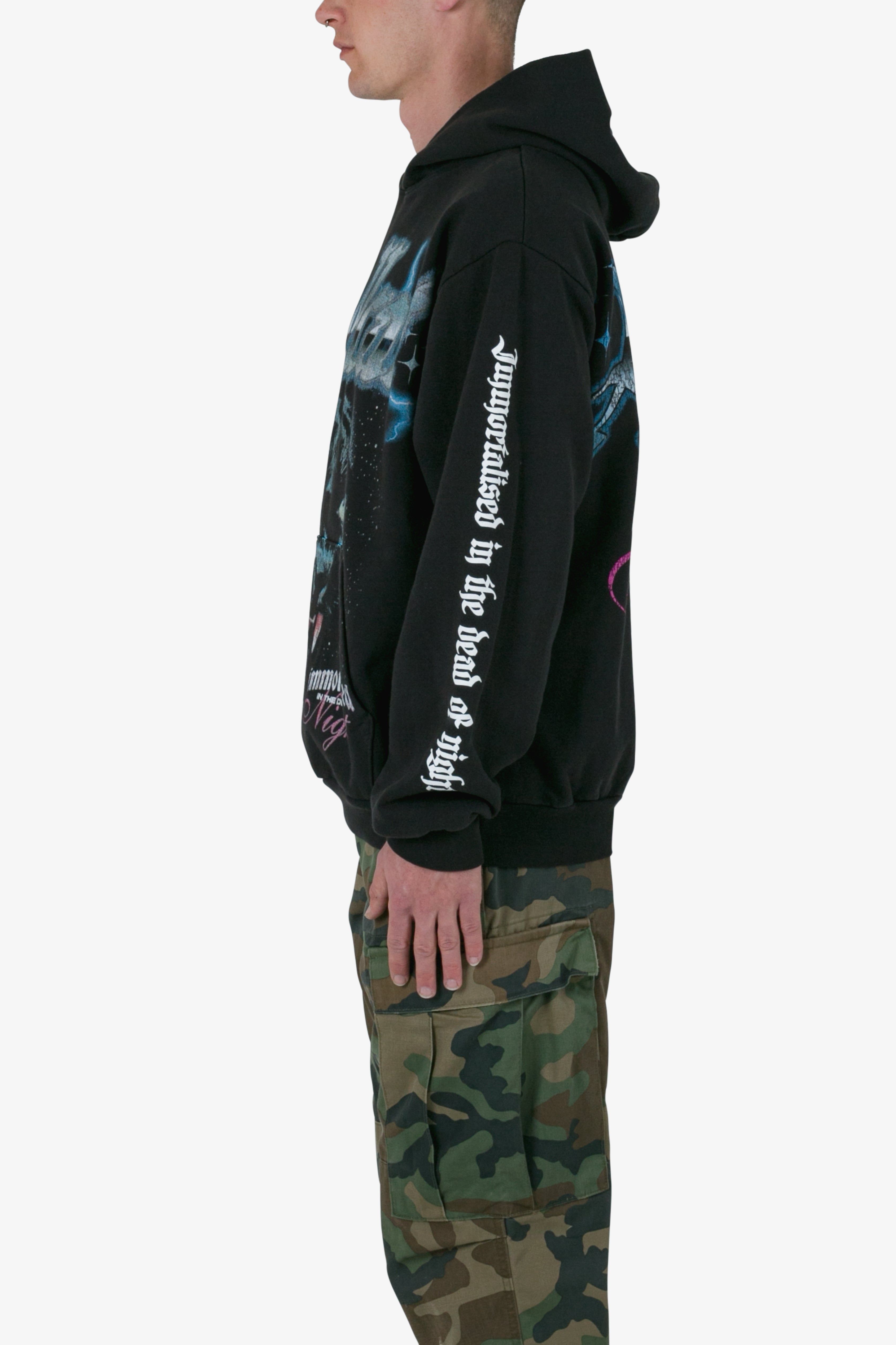 Hellcat Hoodie - Off Black sold by MNML product image thumbnail 5