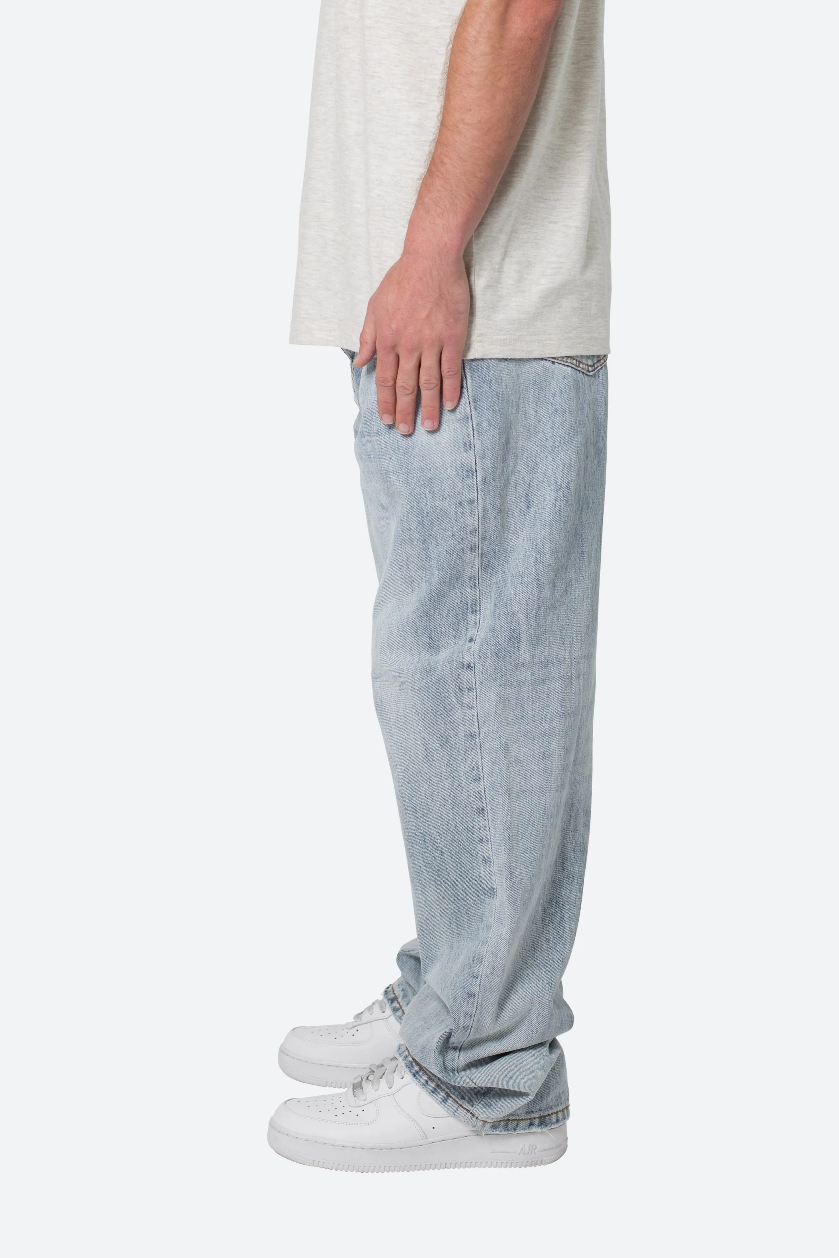 Ultra Baggy Denim - Light Blue sold by MNML product image thumbnail 4