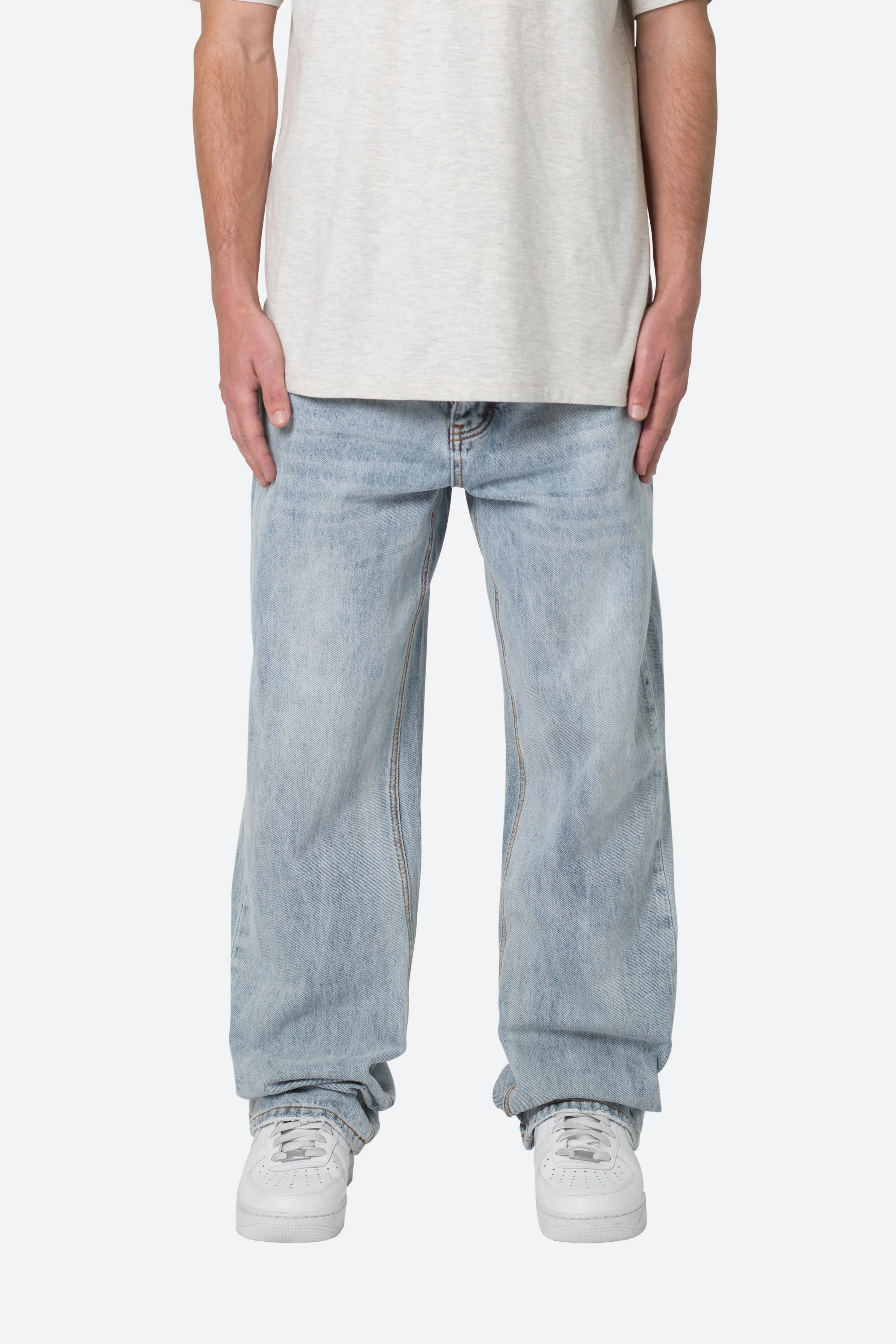 Ultra Baggy Denim - Light Blue sold by MNML product image thumbnail 2
