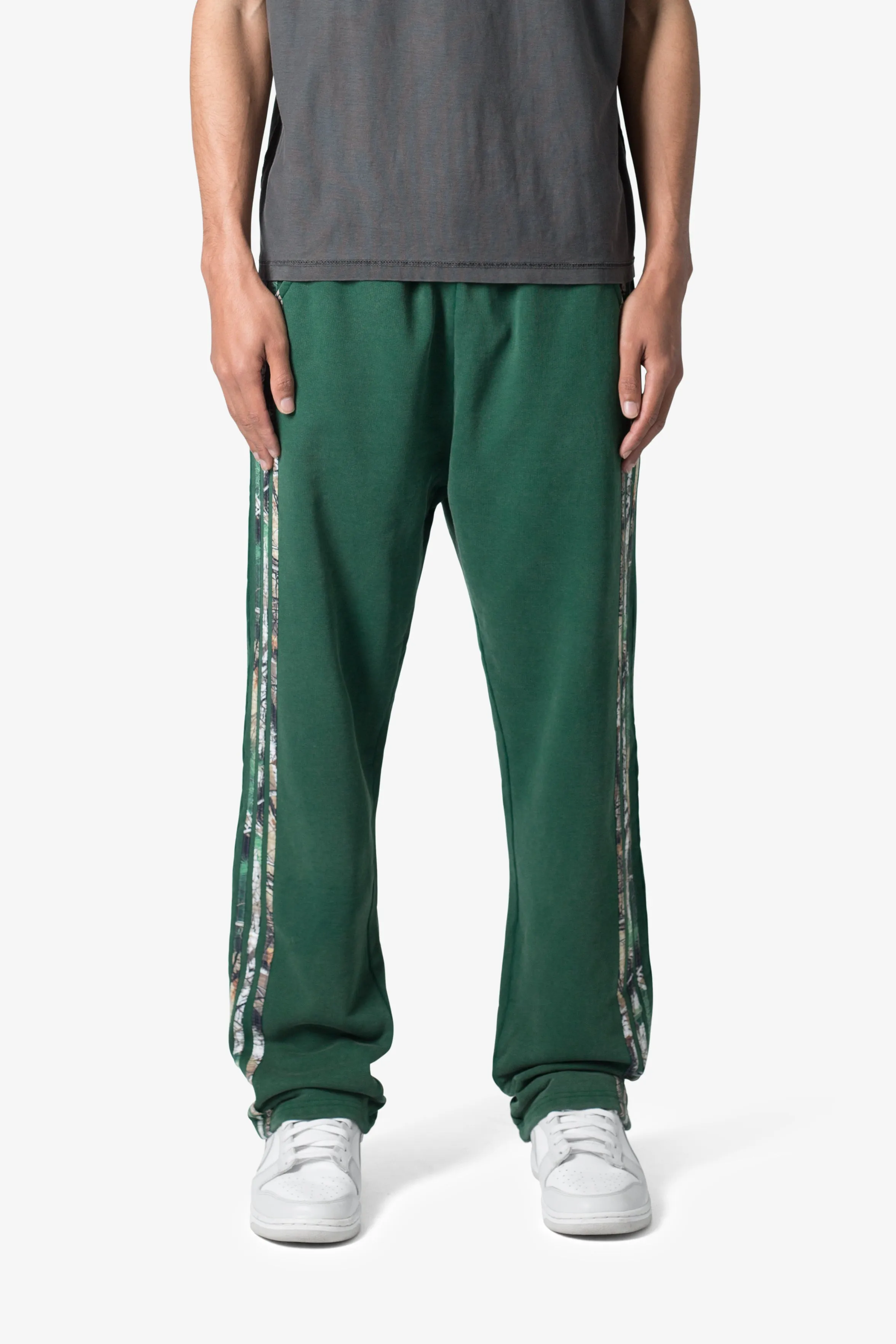 Hunter Camo Stripe Sweatpants - Forest Green sold by MNML