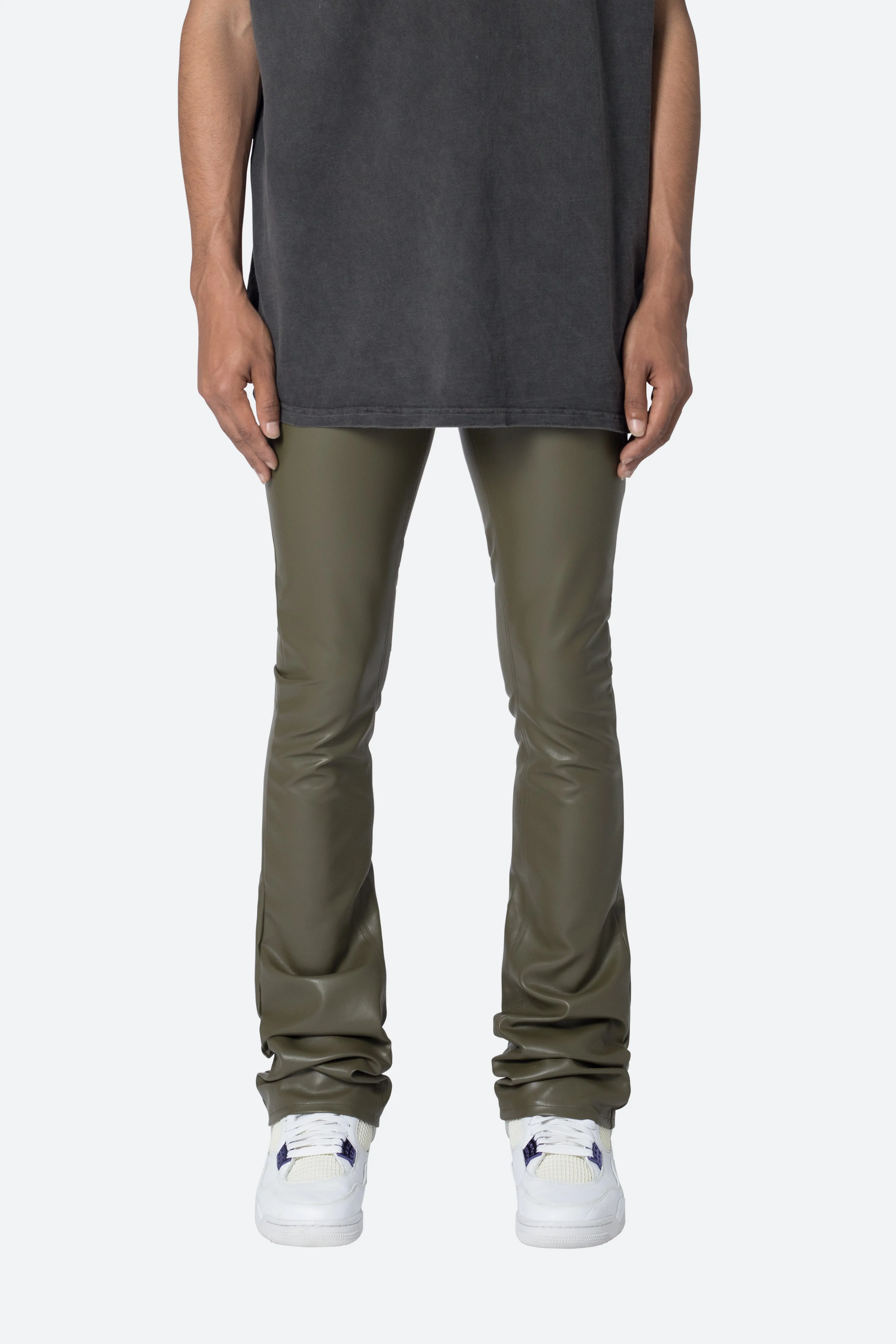 X533 Skinny Stack Denim - Olive sold by MNML product image thumbnail 3
