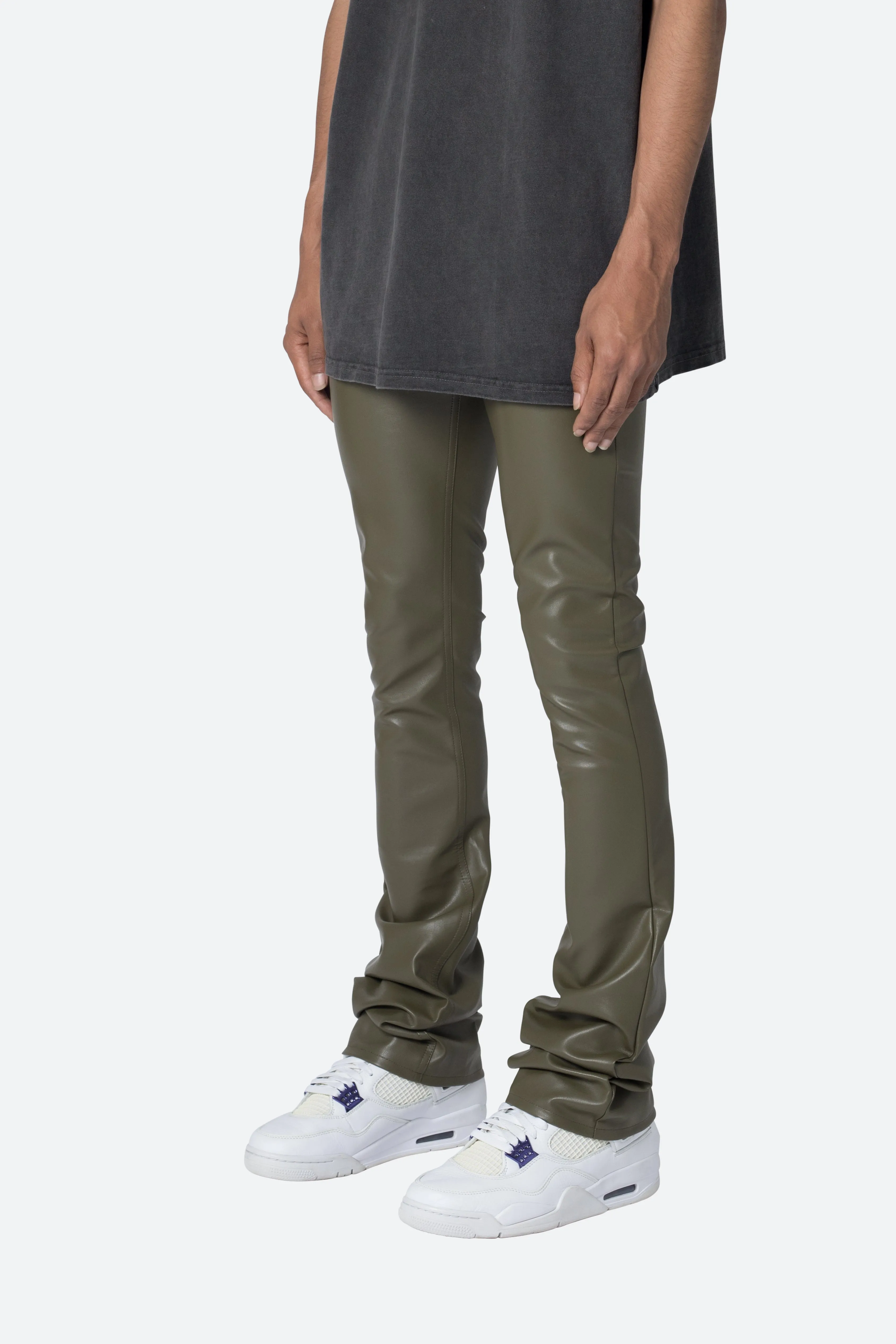 X533 Skinny Stack Denim - Olive sold by MNML product image thumbnail 4