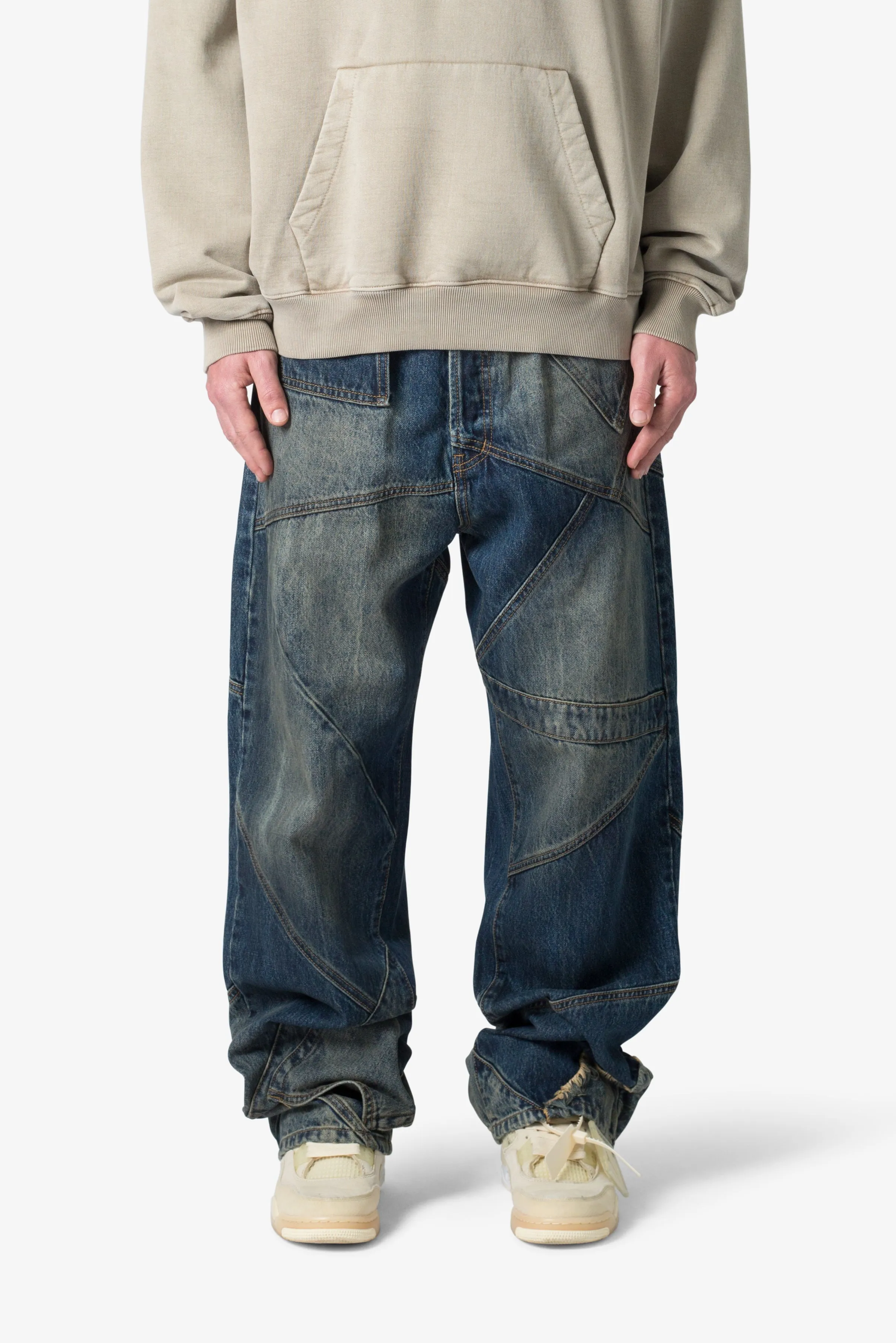 Ultra Baggy Upcycled Denim - Blue sold by MNML product image thumbnail 3