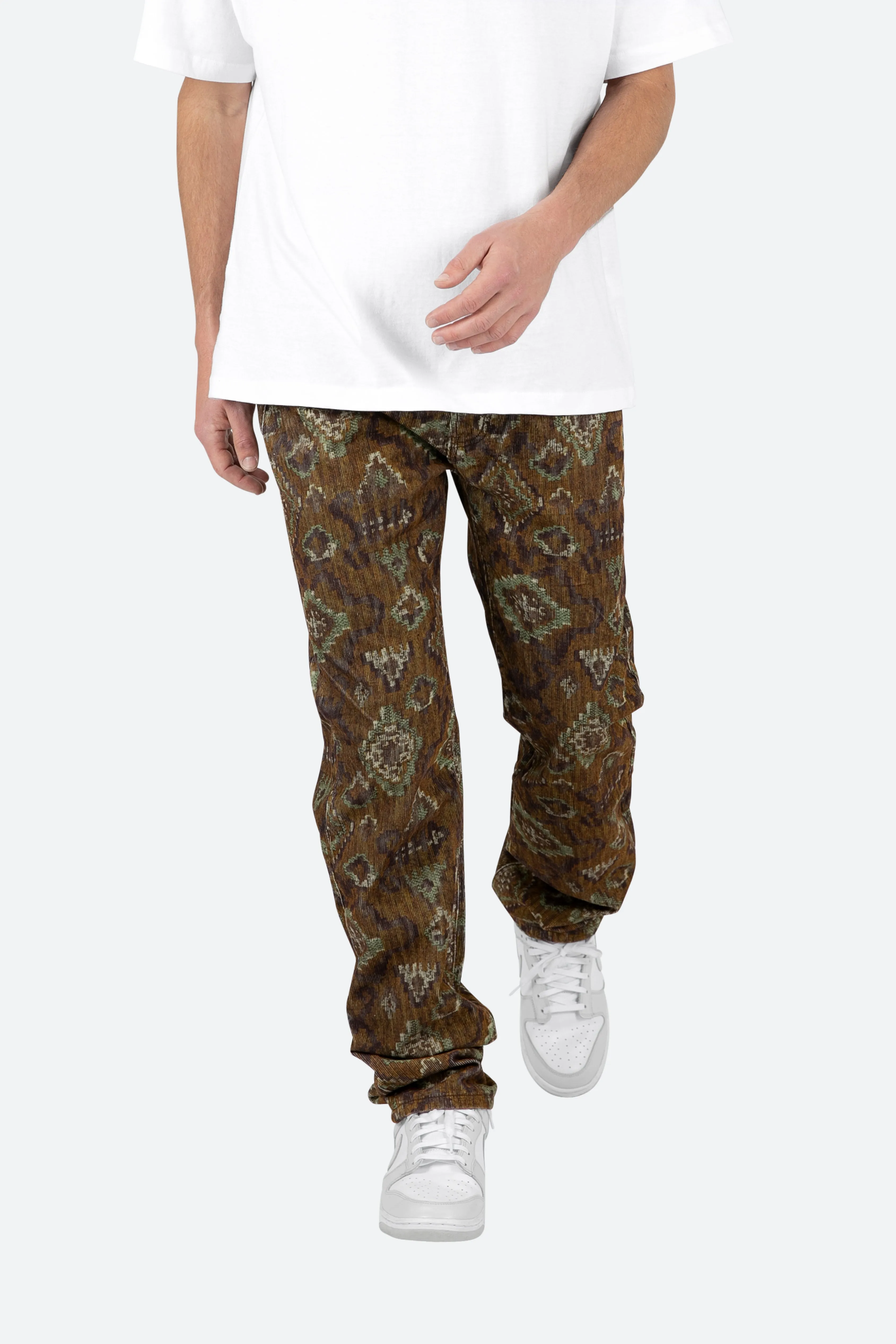 V129 Pattern Baggy Denim - Brown sold by MNML product image thumbnail 2