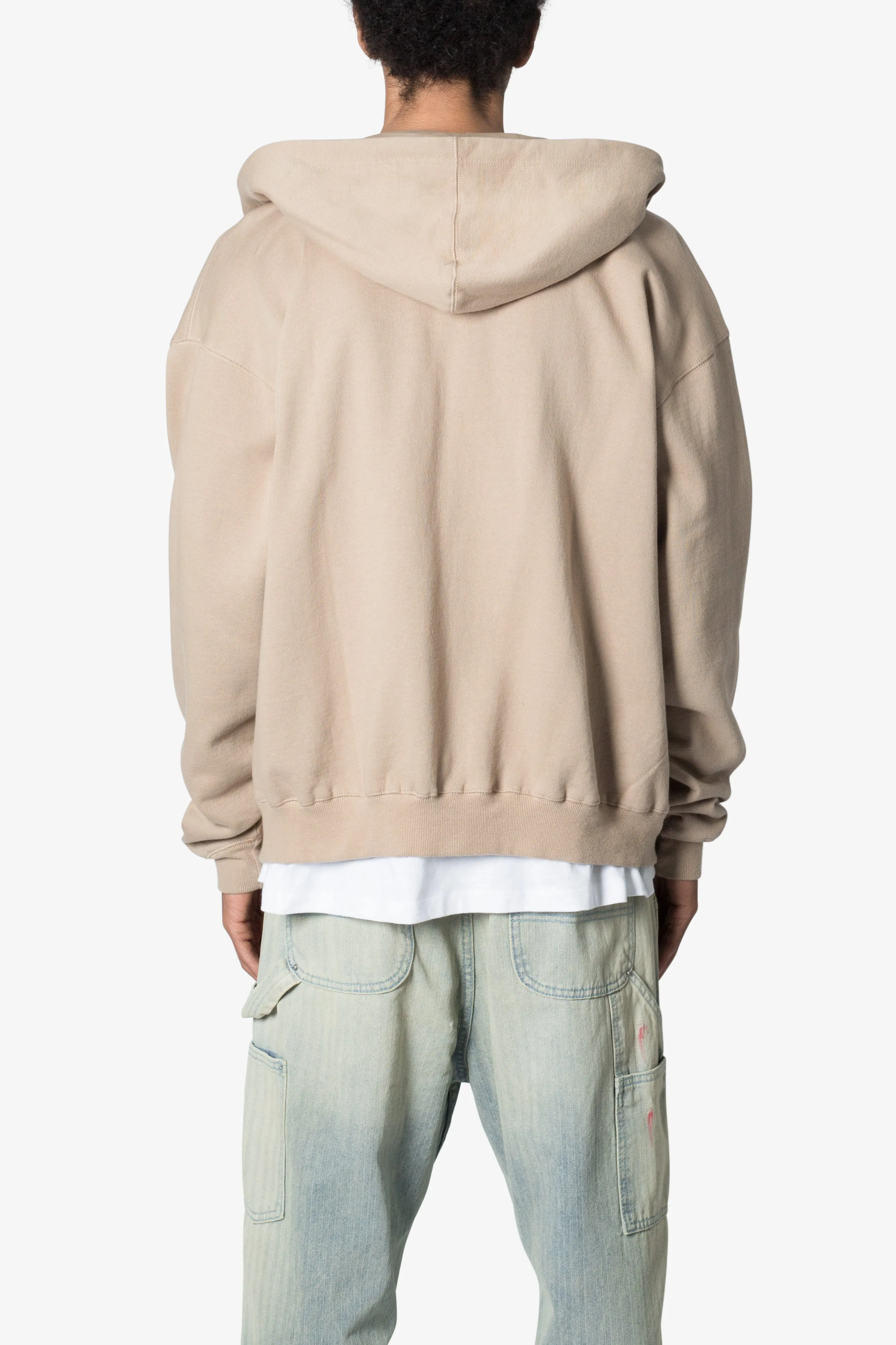 Basic Zip Up Hoodie - Earth sold by MNML product image thumbnail 5