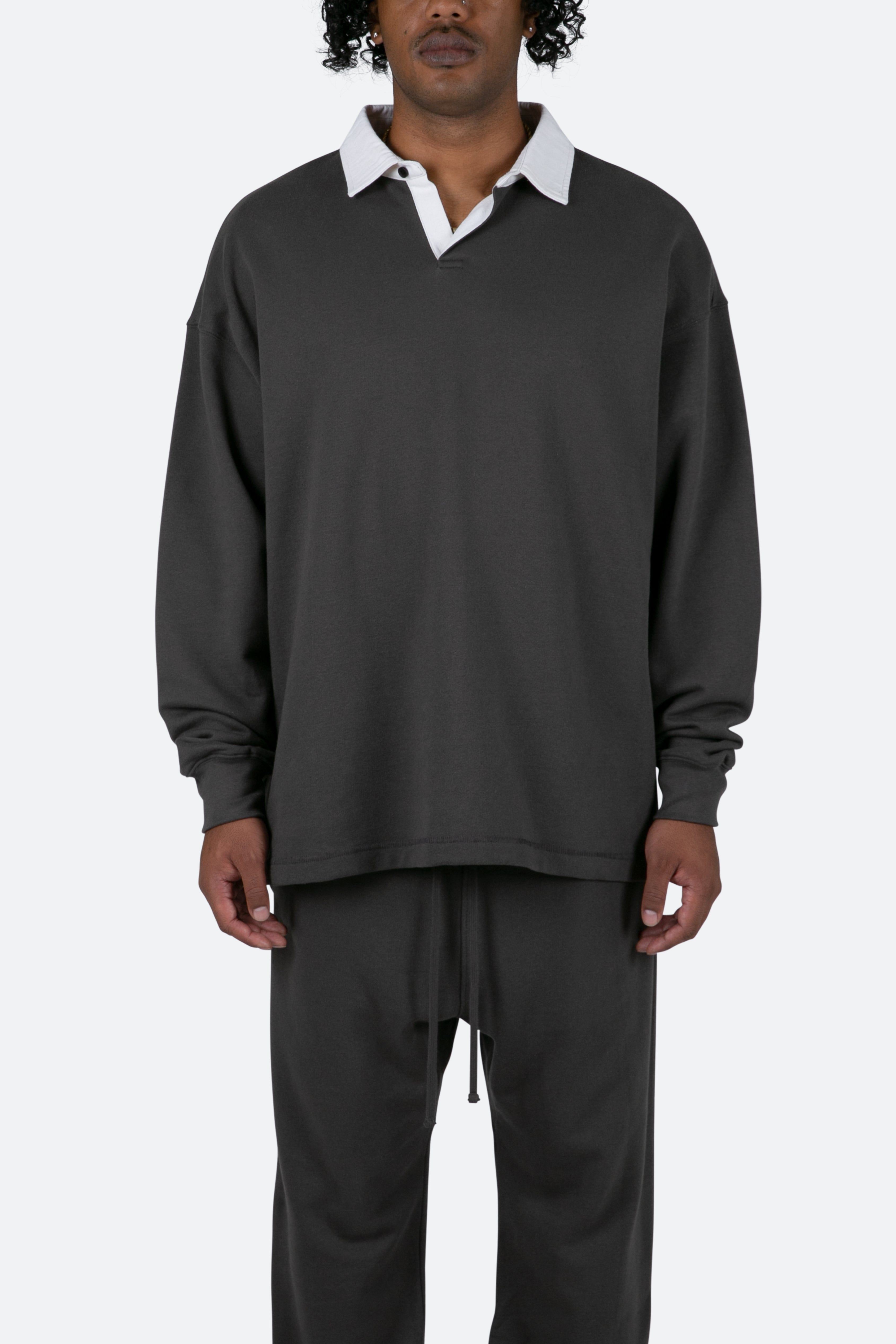 Every Day Rugby L/S Shirt - Charcoal Grey sold by MNML product image thumbnail 3